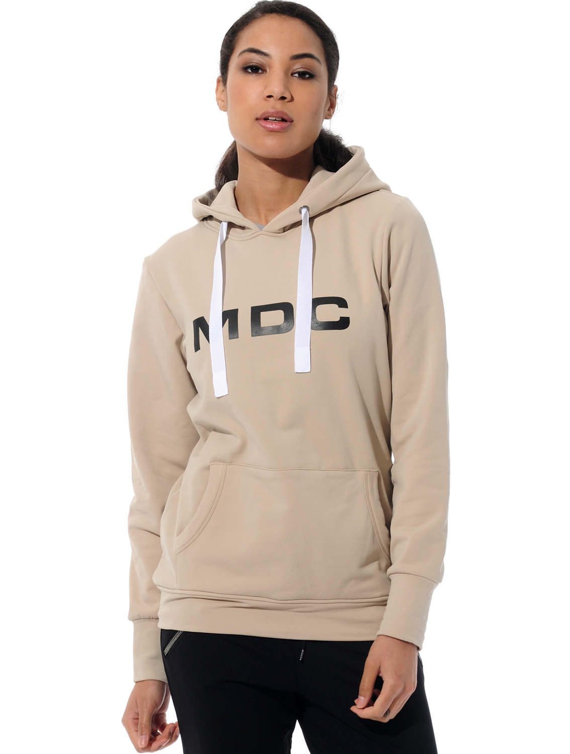 Softex hoodie light taupe 