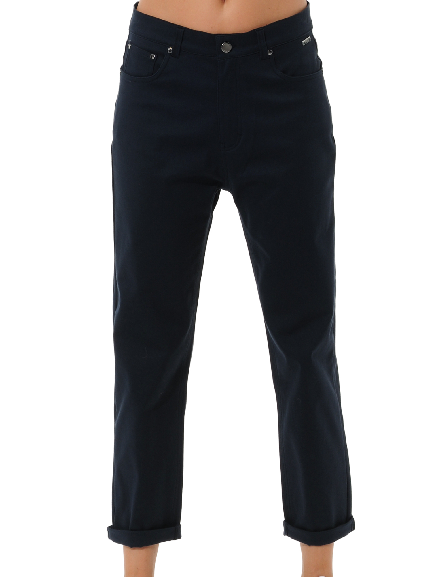 Denim stretch tapered fit pants night blue