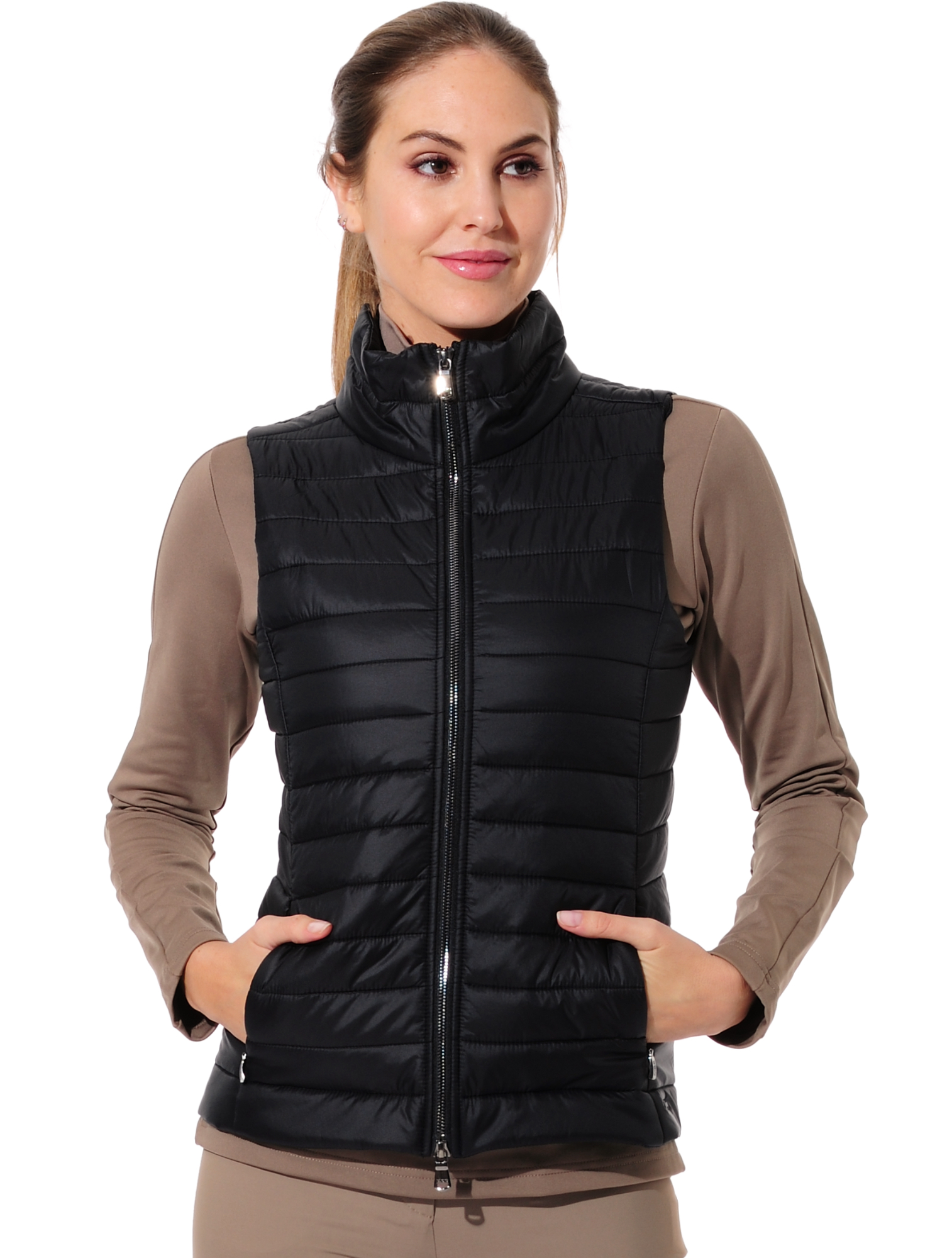 vest black 