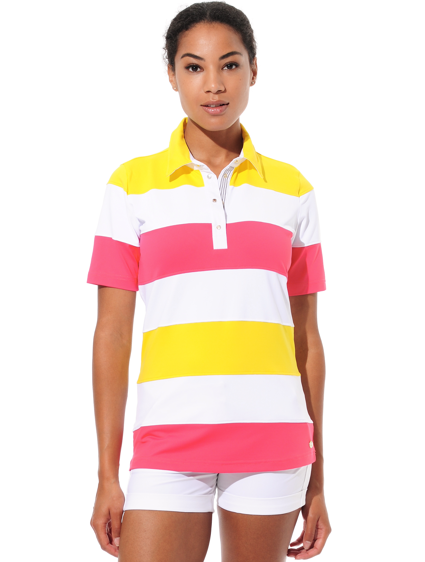 Meryl polo shirt sun/flamingo 