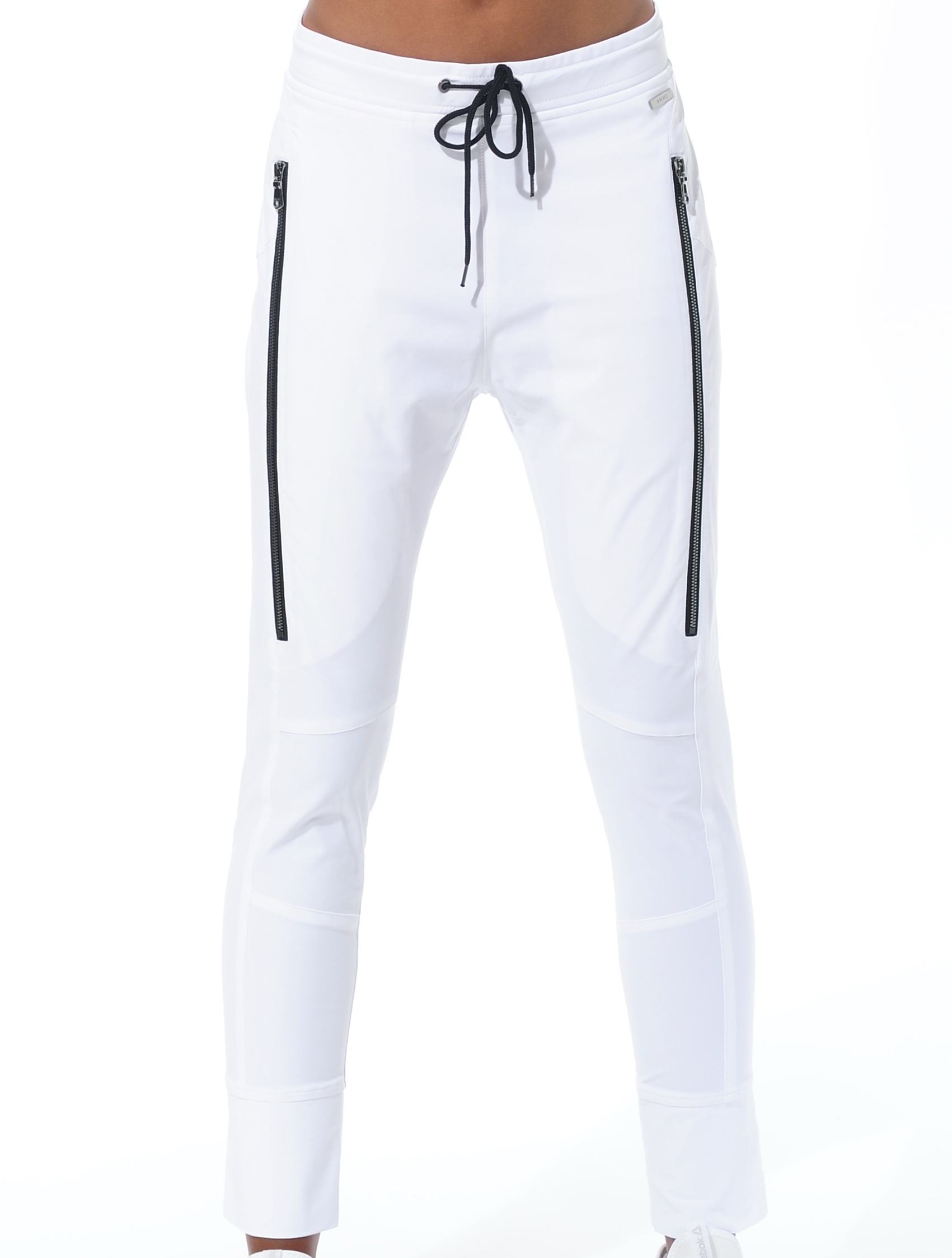 4way stretch jag pants white 