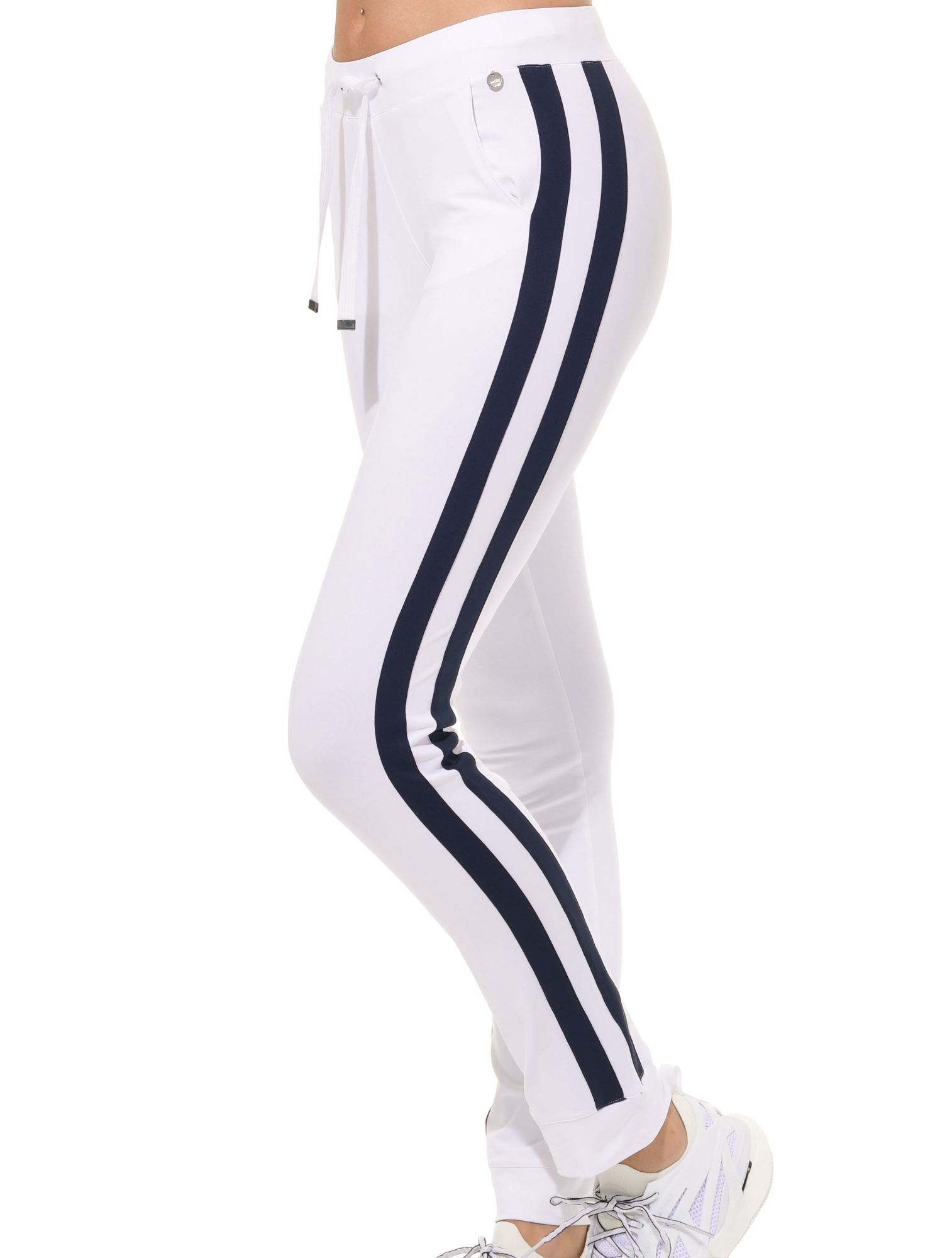 Jersey Track Pants white/navy