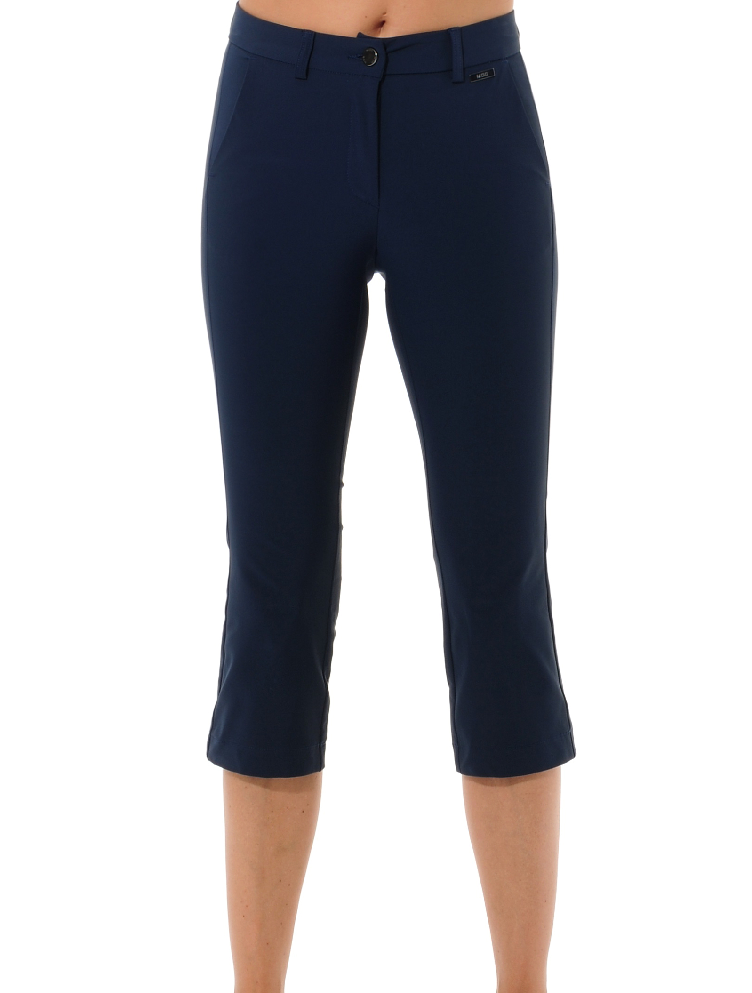 4way stretch capri chinos navy 