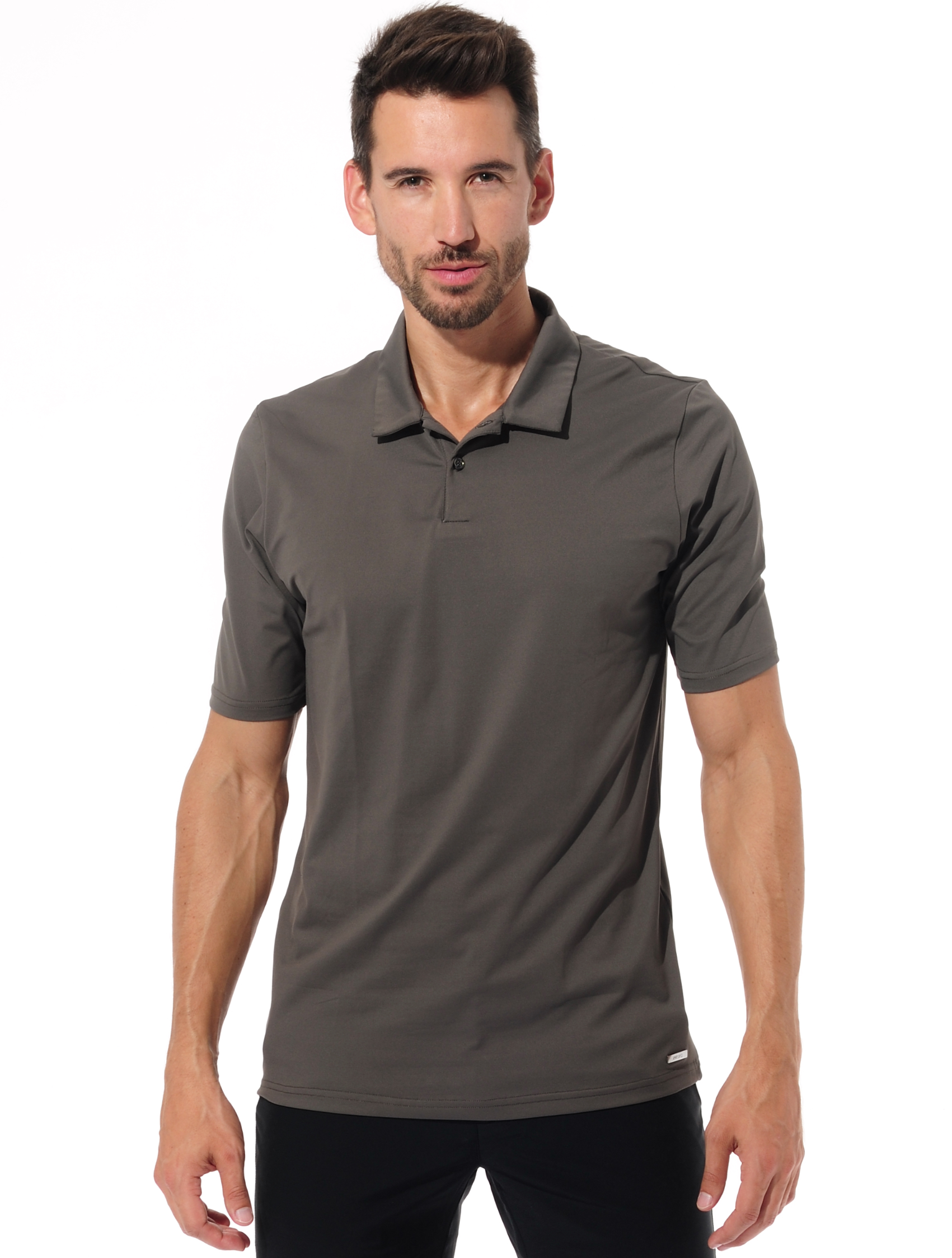 golf polo shirt stone 