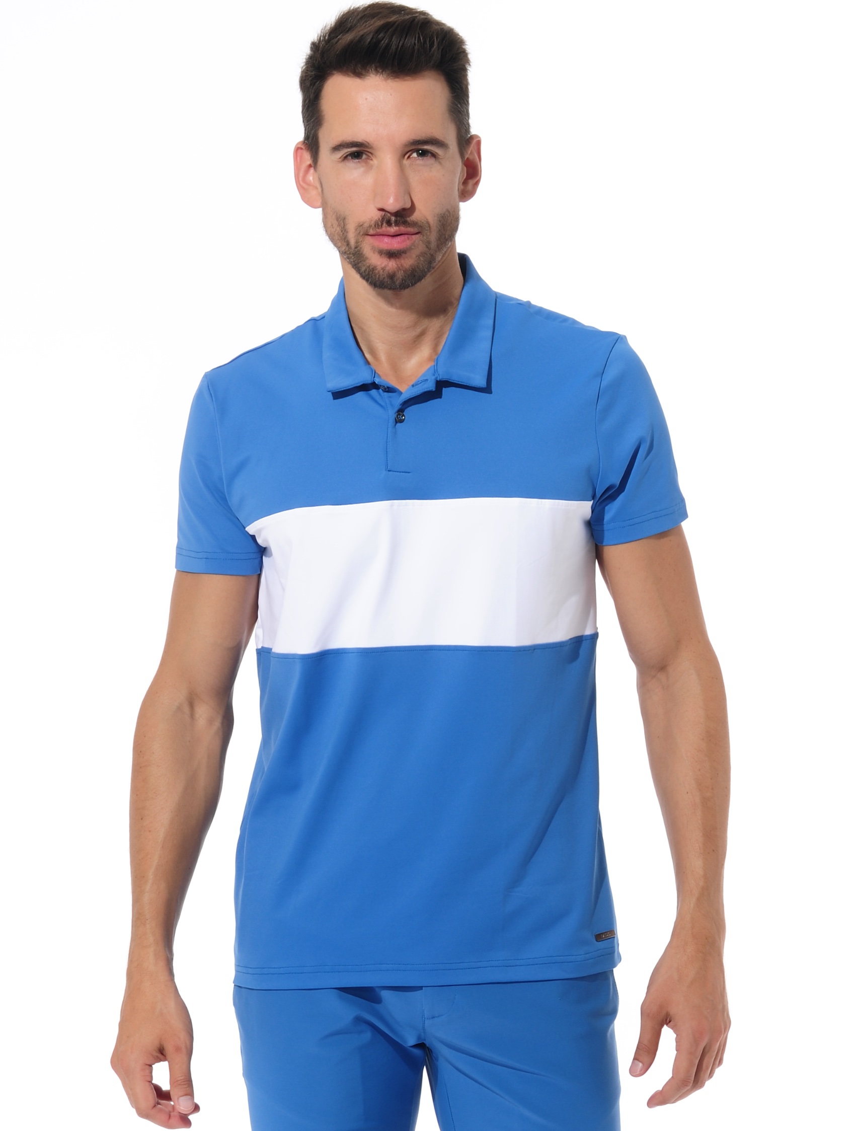 Golf Poloshirt ibiza/white