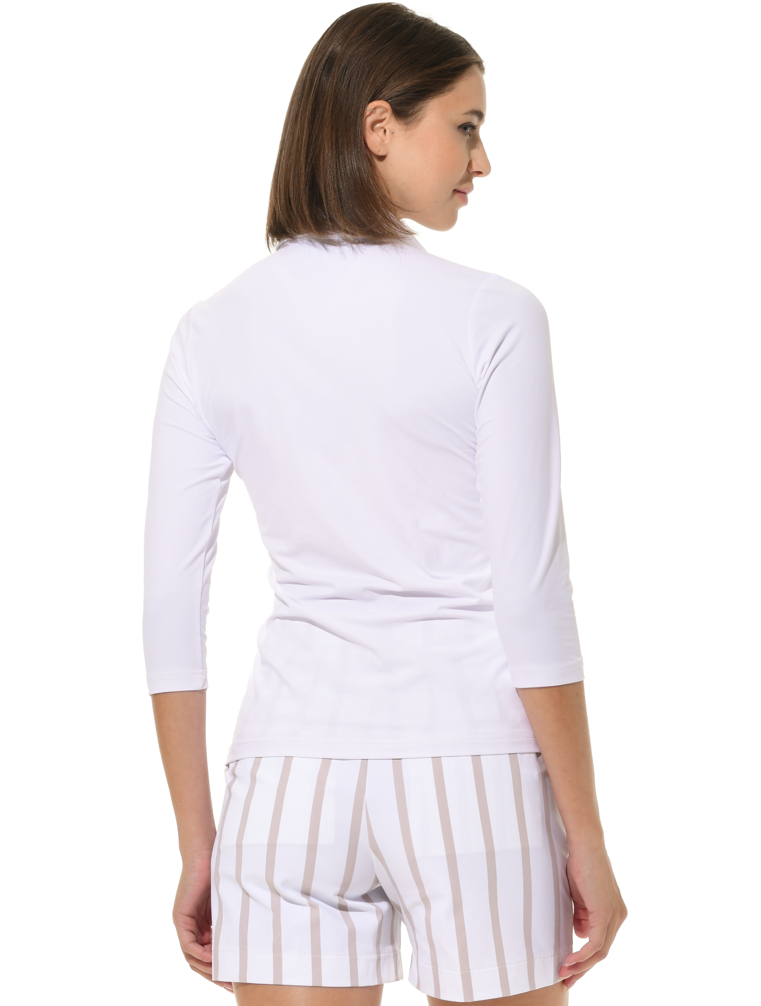 Ultralight Jersey golf polo shirt white