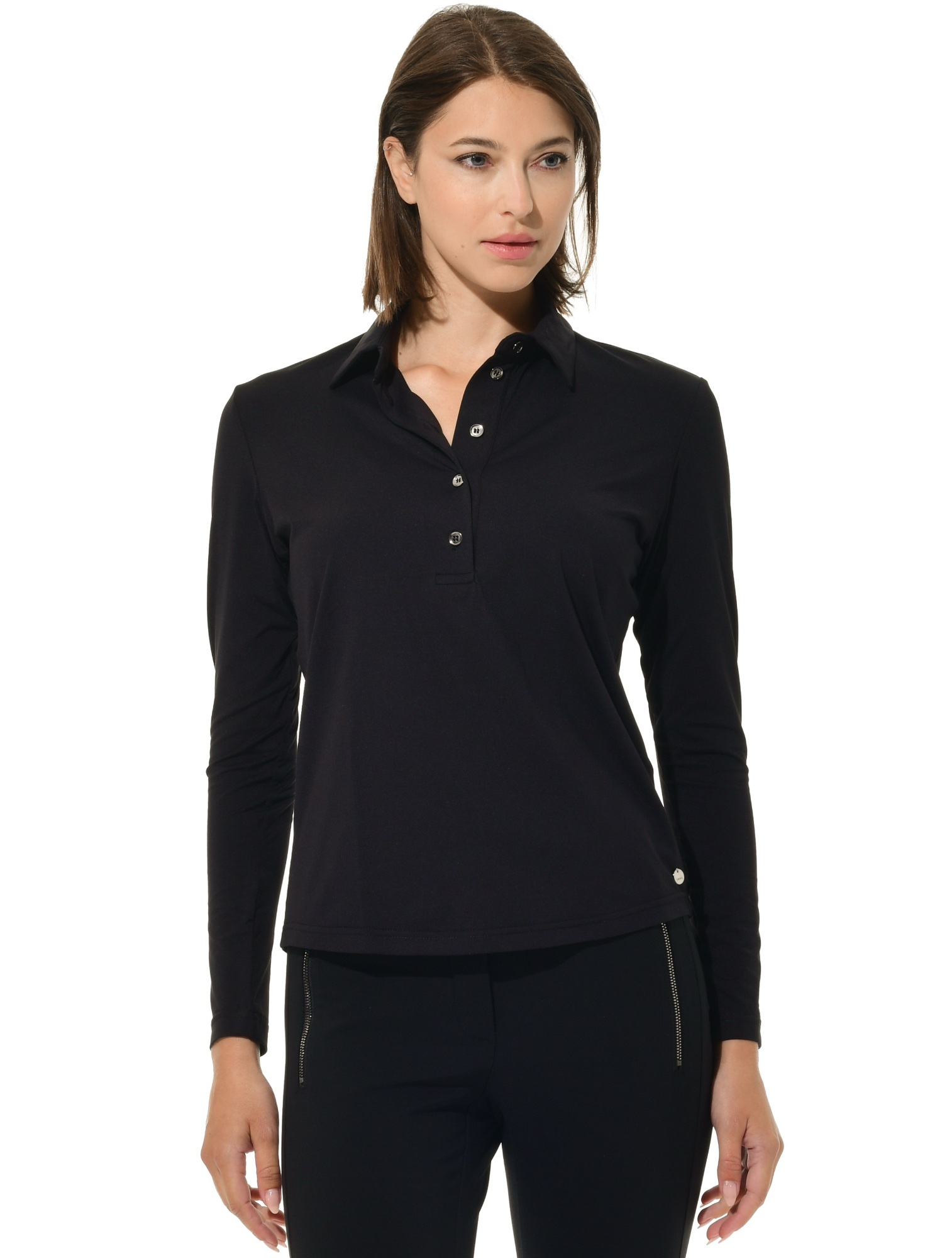 Ultralight Jersey Golf Poloshirt black