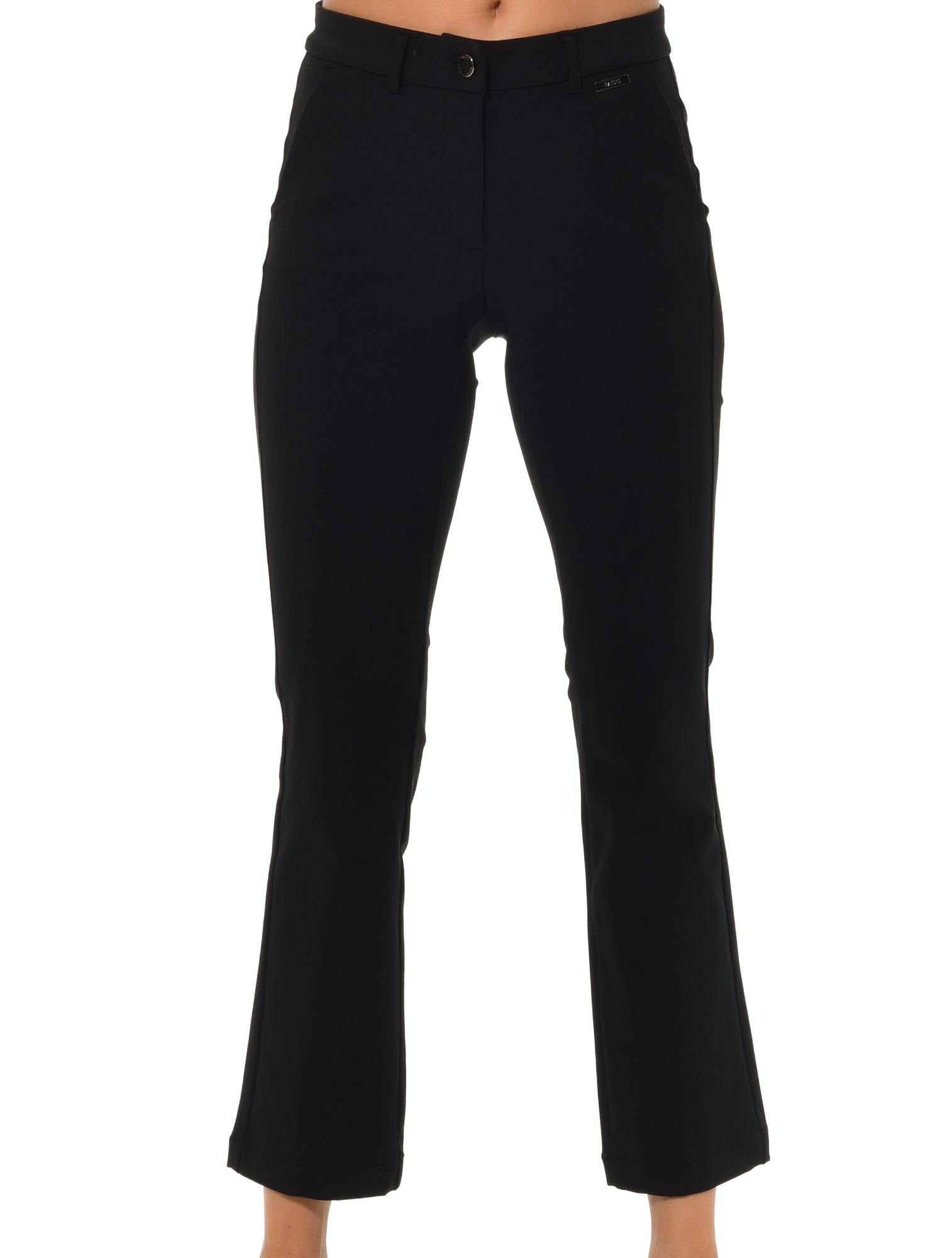 Bi-Stretch Gabardine Ankle Chinos black