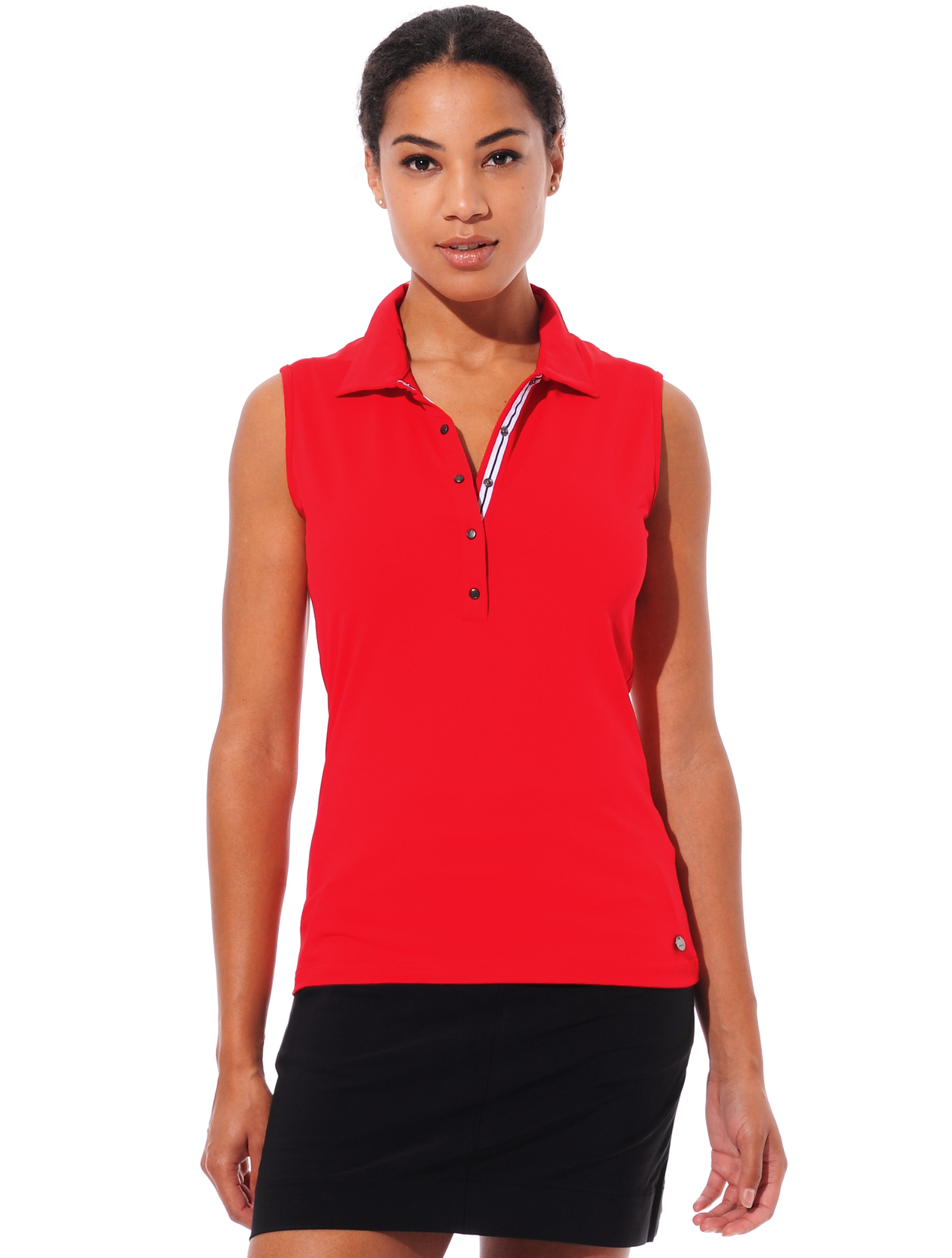 Jersey golf polo shirt red 