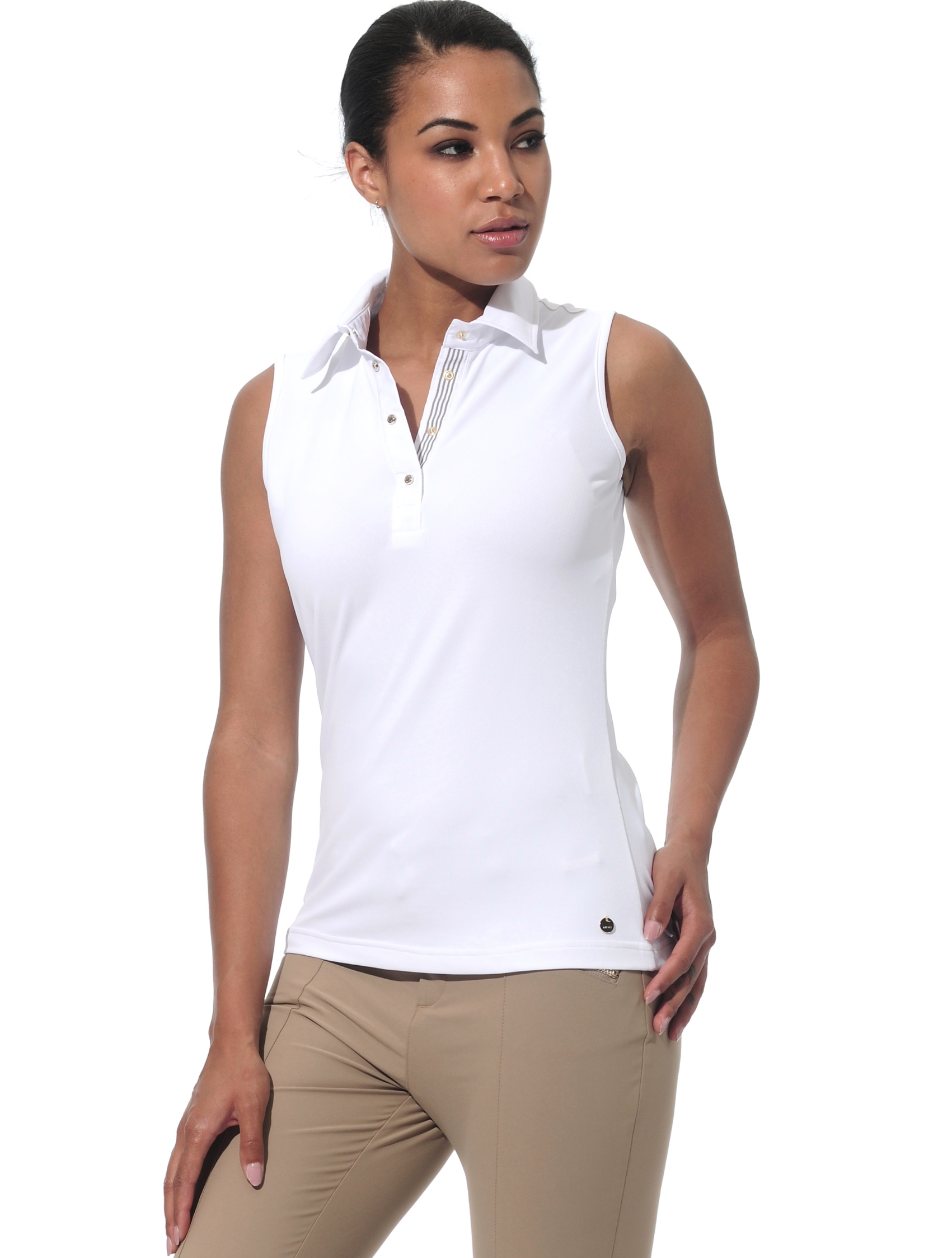 Piqué Poloshirt white