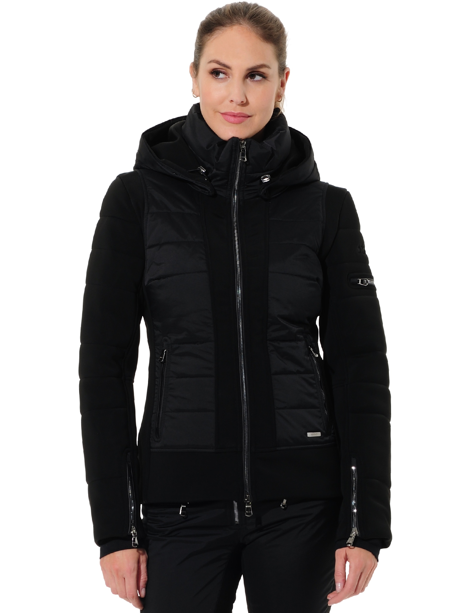 Stretch Skijacke black