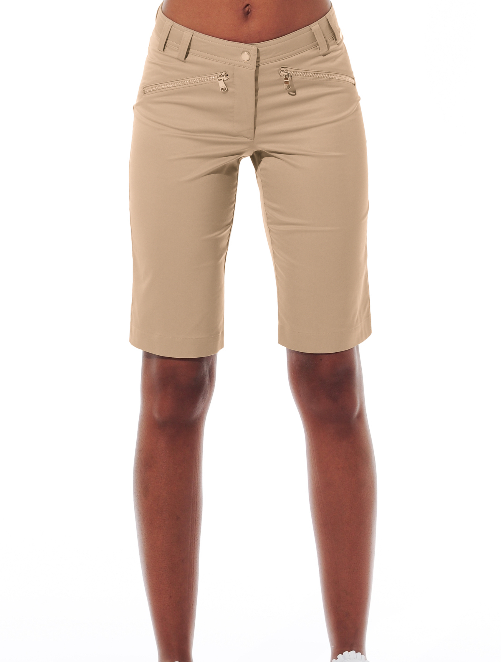 Shiny Stretch Bermuda sand