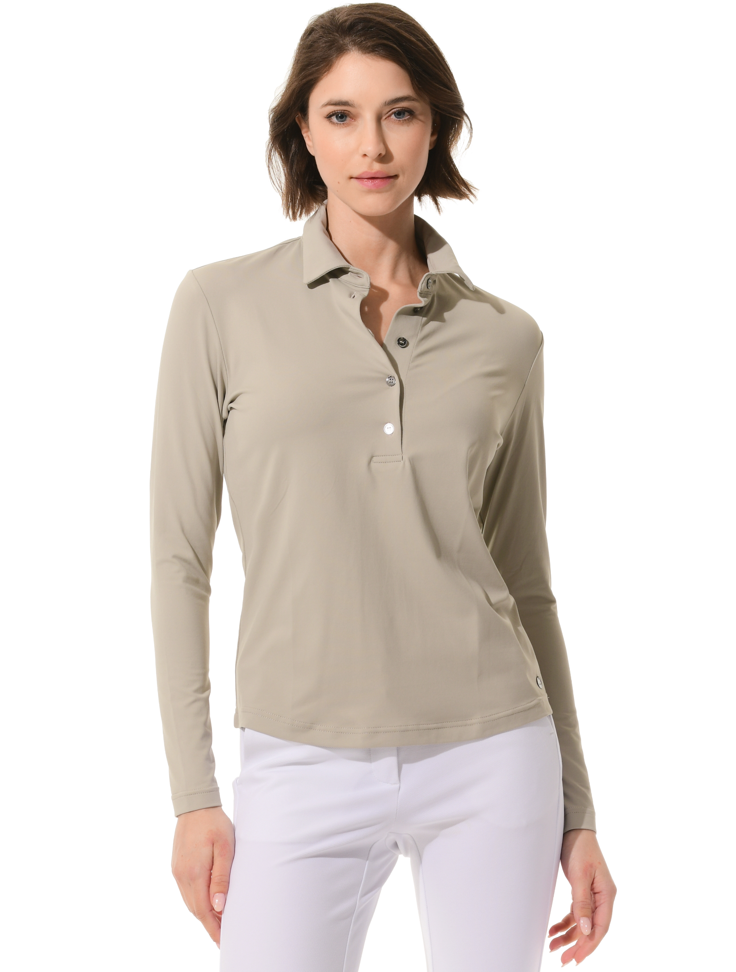 Jersey Golf Poloshirt sage grey