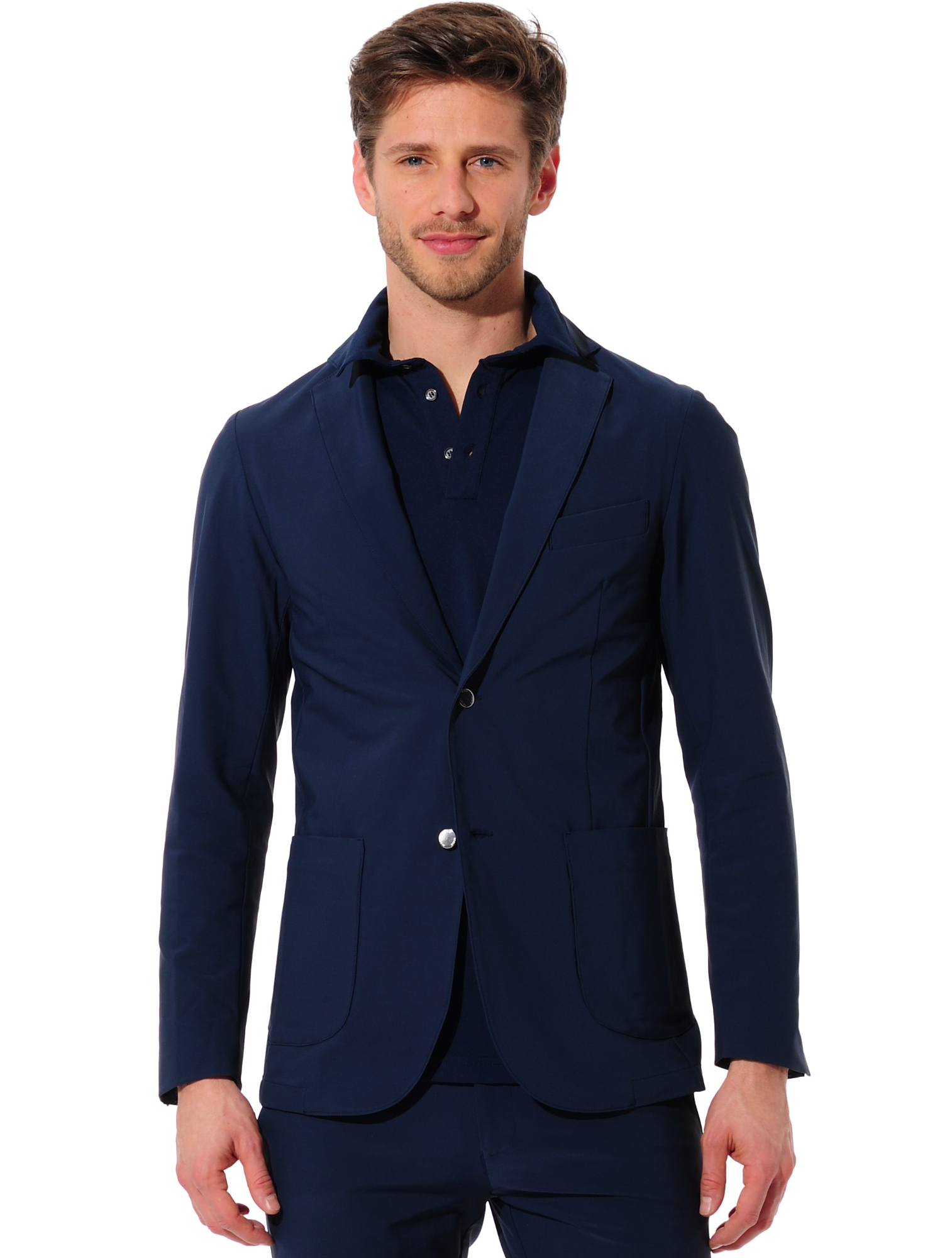 4way stretch sports jacket navy 