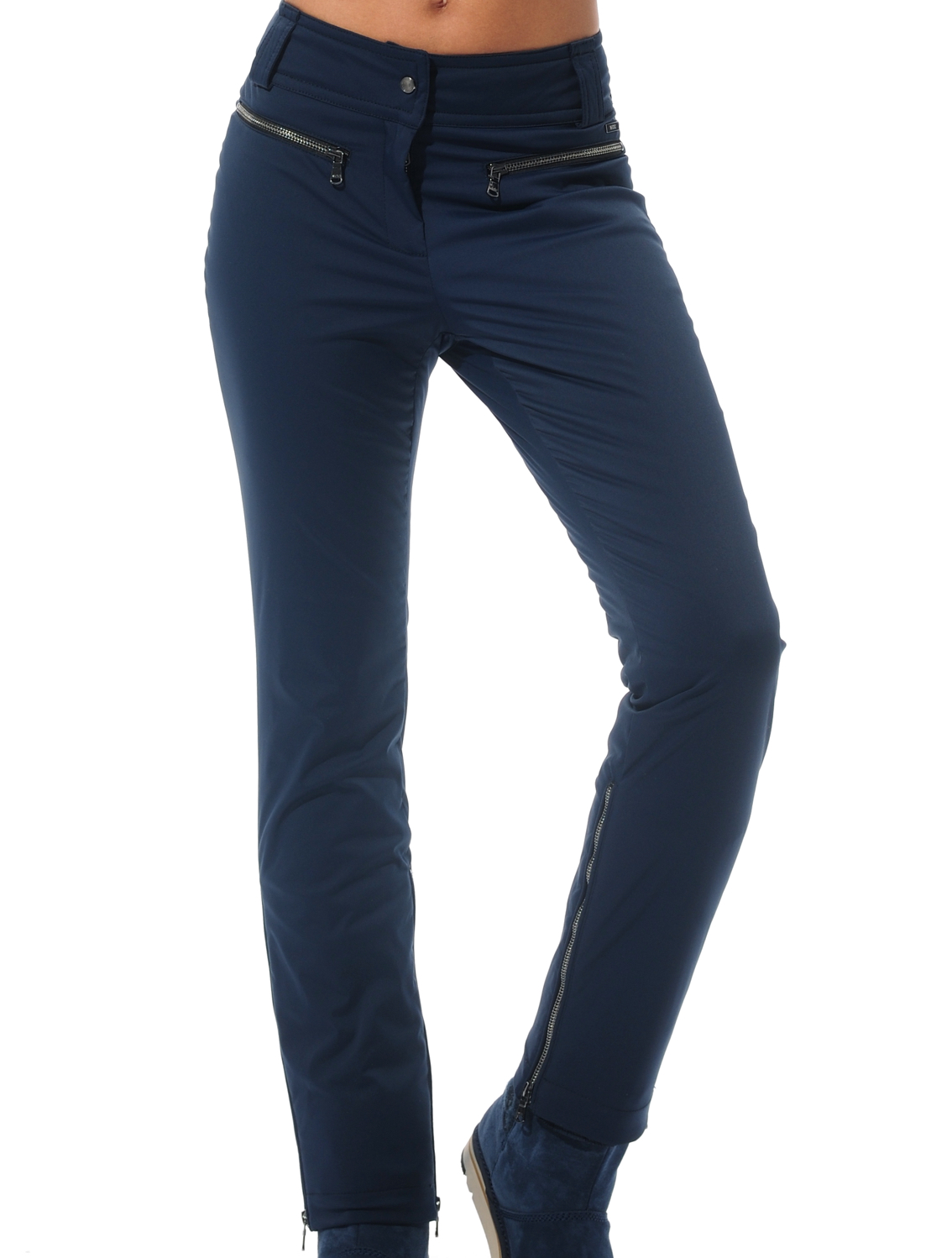 Stretch Skihose navy