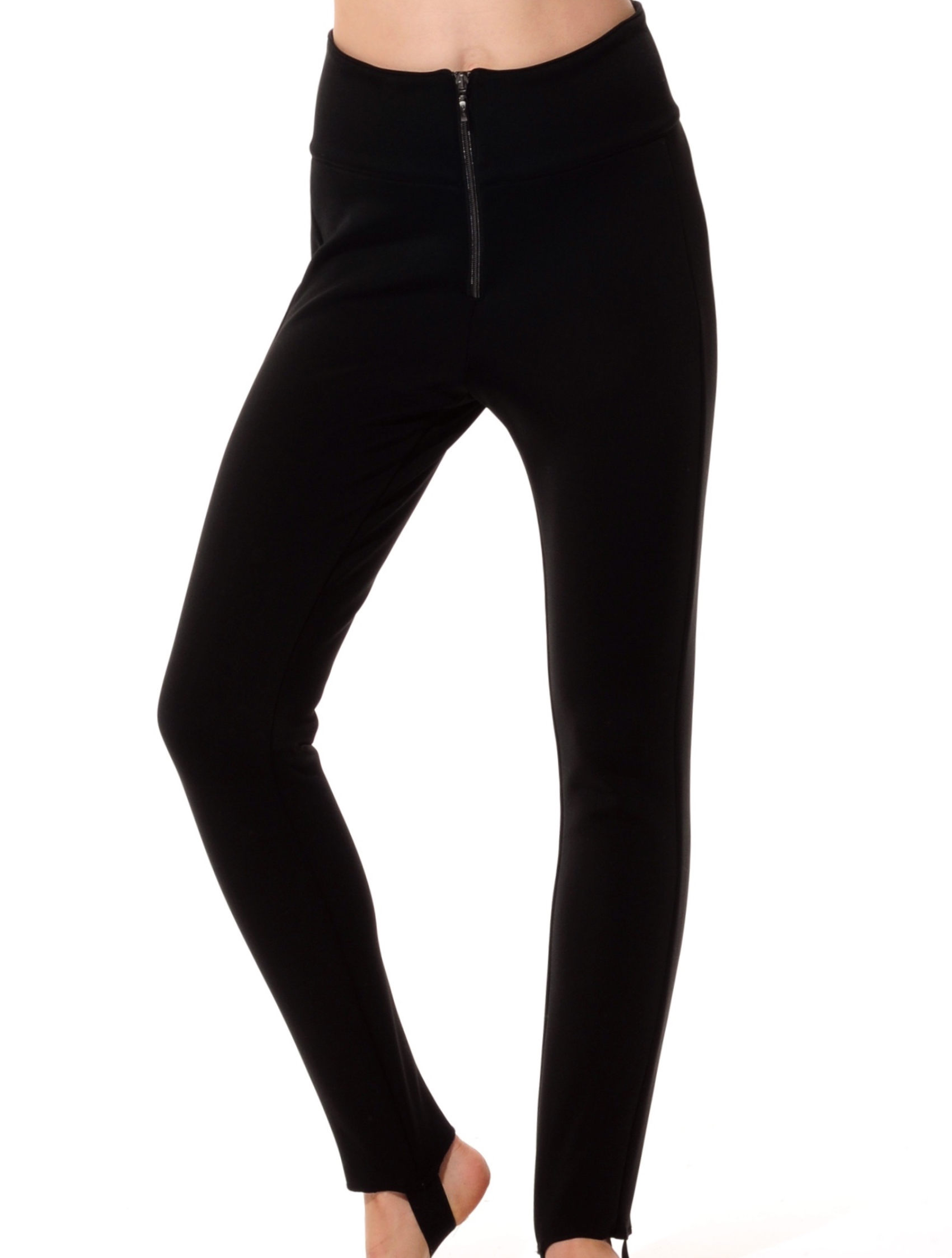 4way stretch in-boot ski pants black 