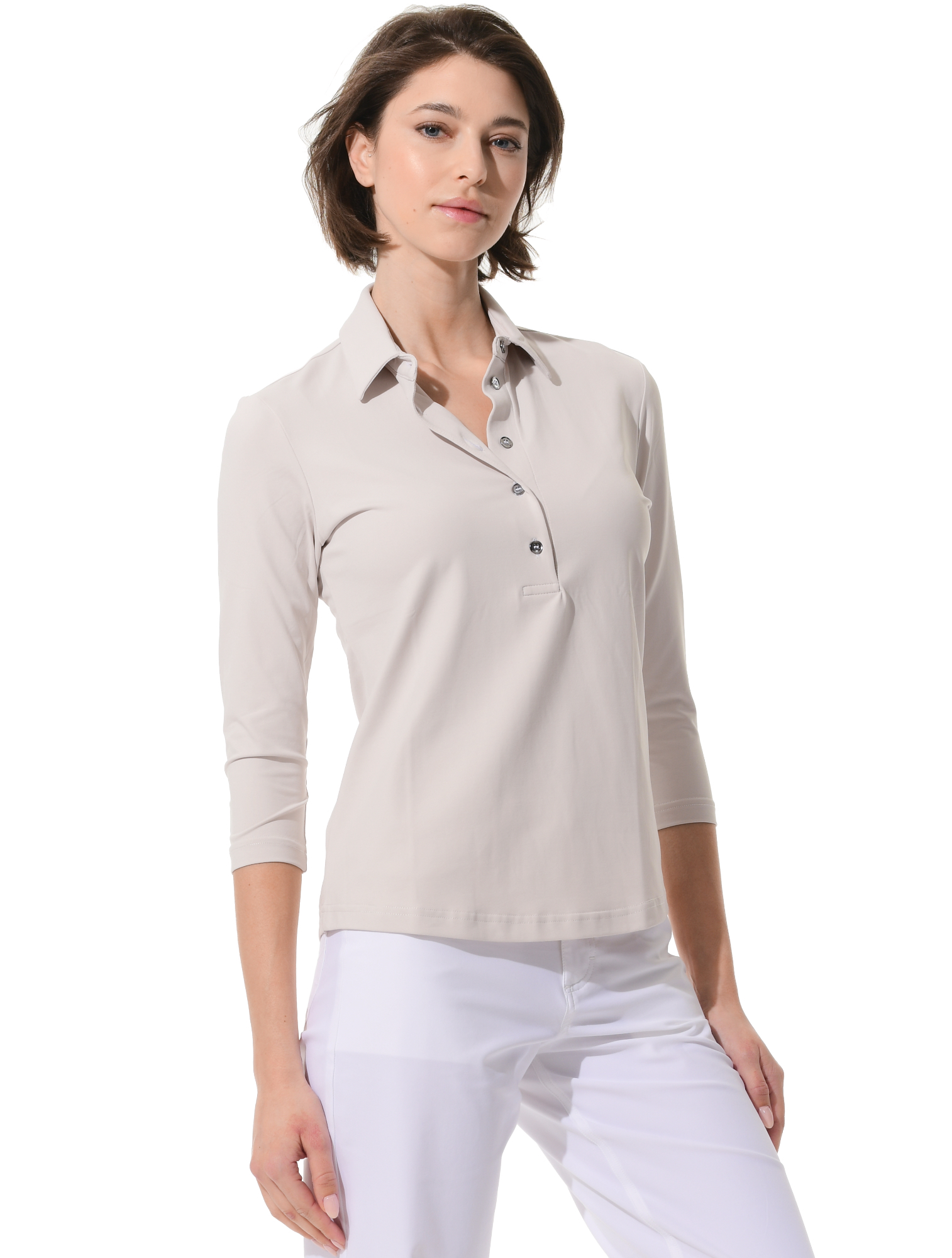 Jersey Golf Poloshirt linen