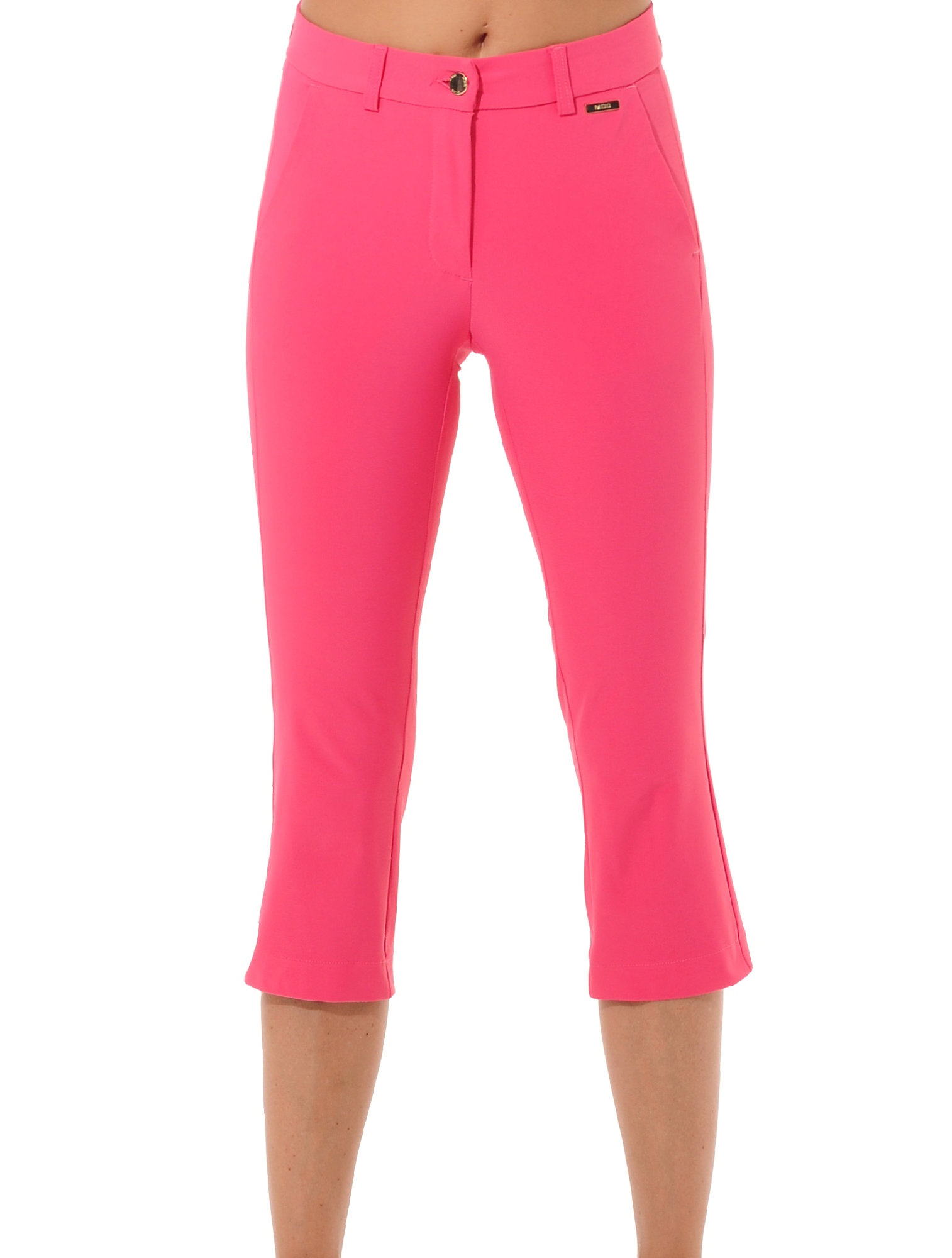 4way stretch capri chinos flamingo 