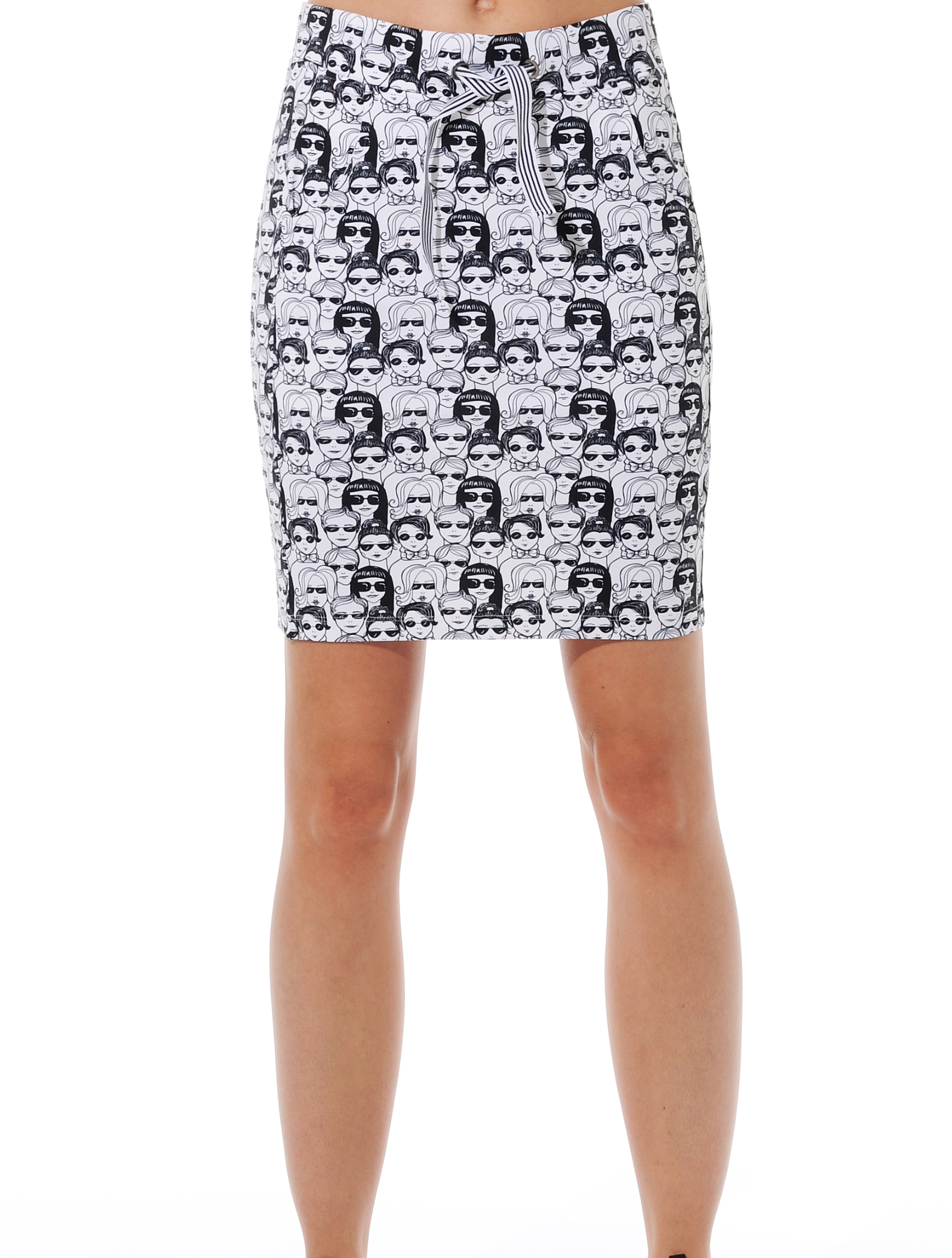 sunglasses print golf skort black/white 