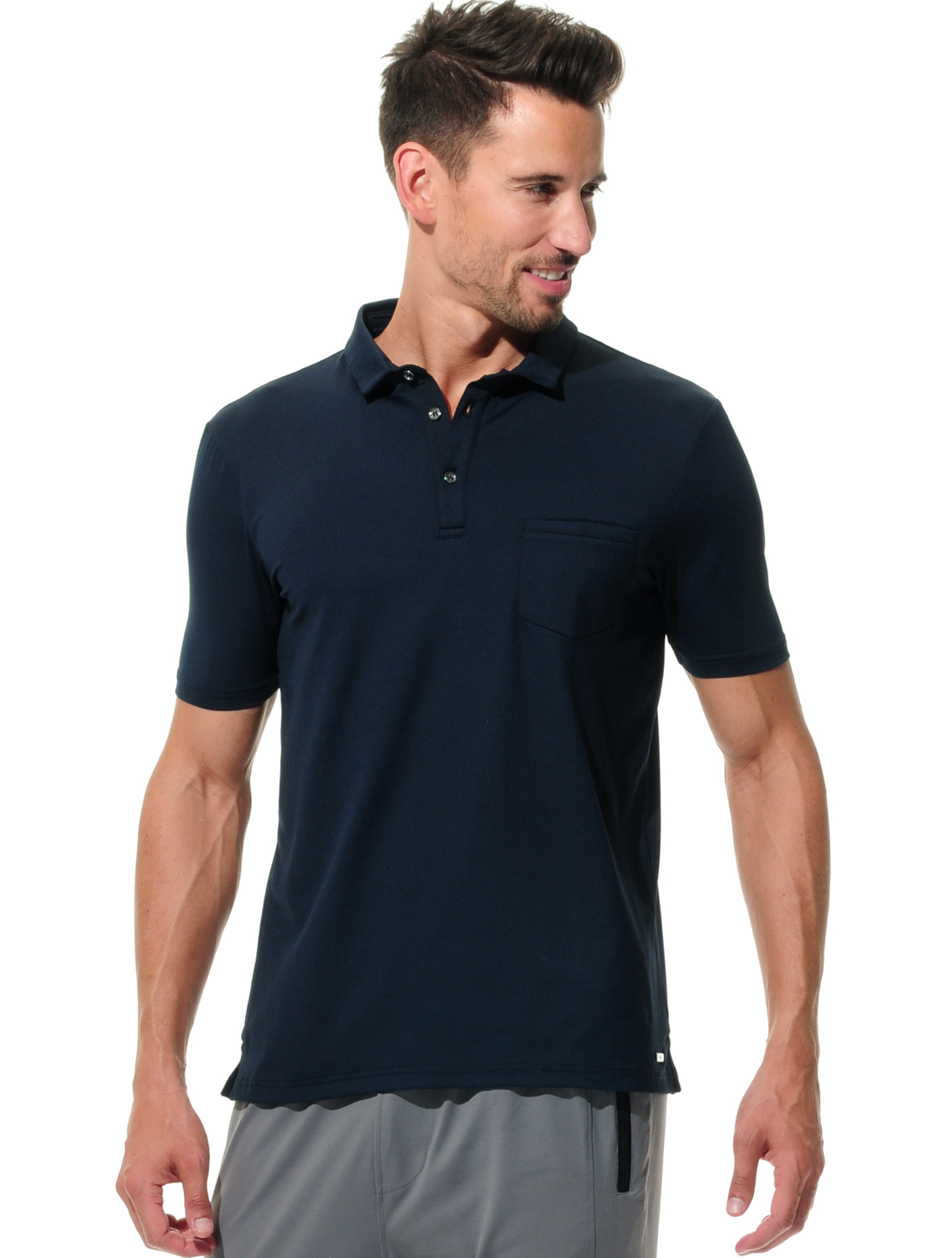 Piqué Polo night blue