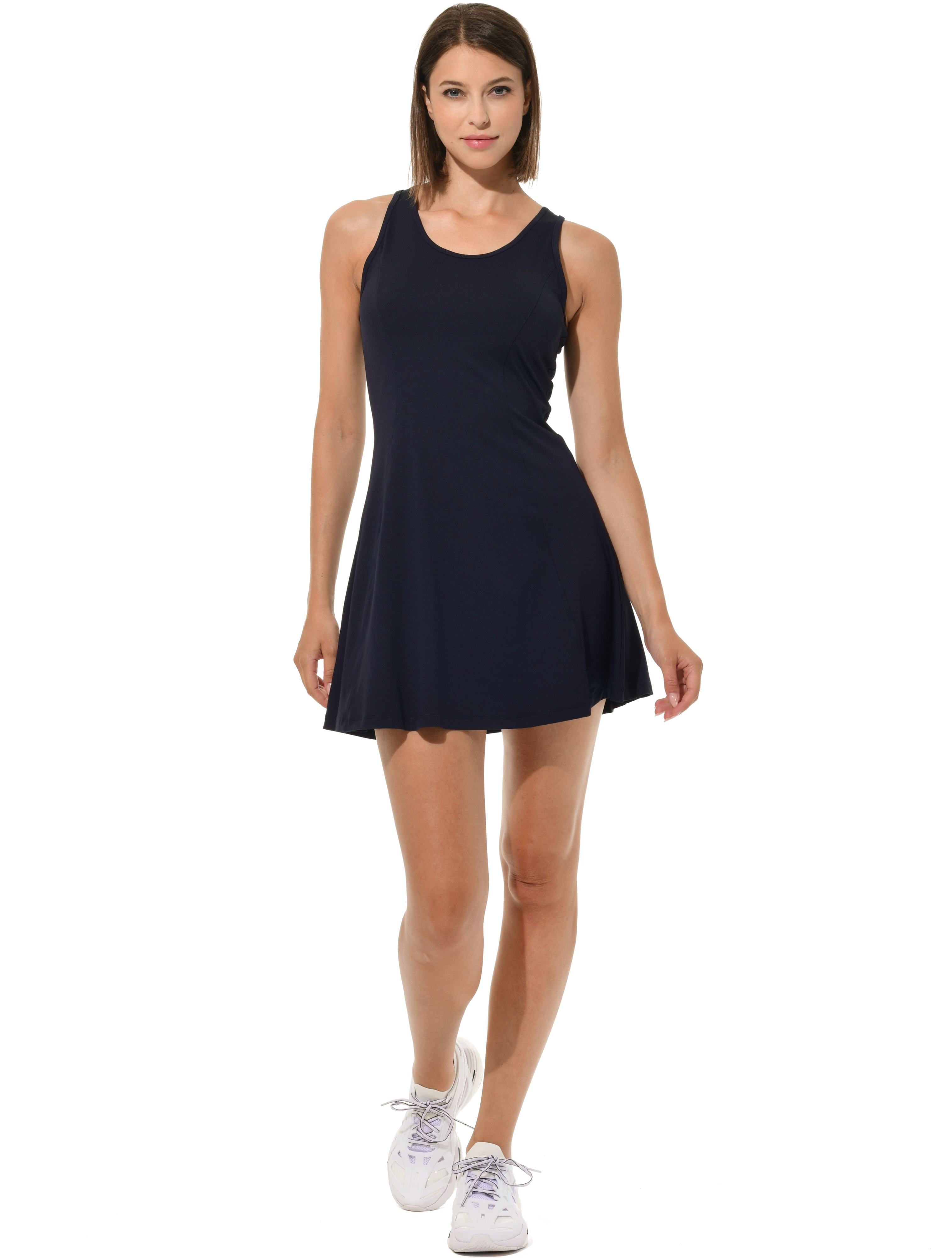 Jersey Racerback Dress night blue