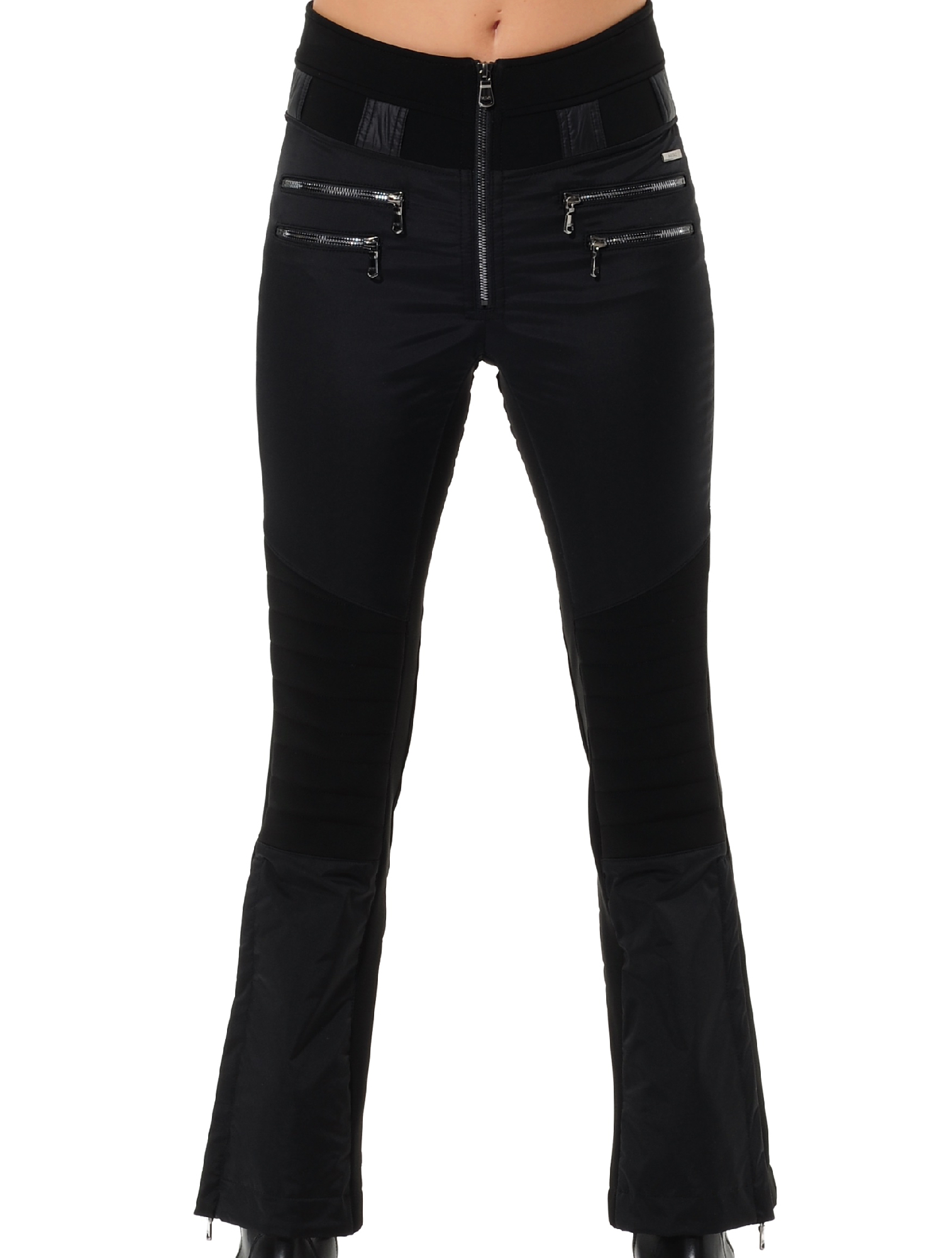 stretch ski pants black