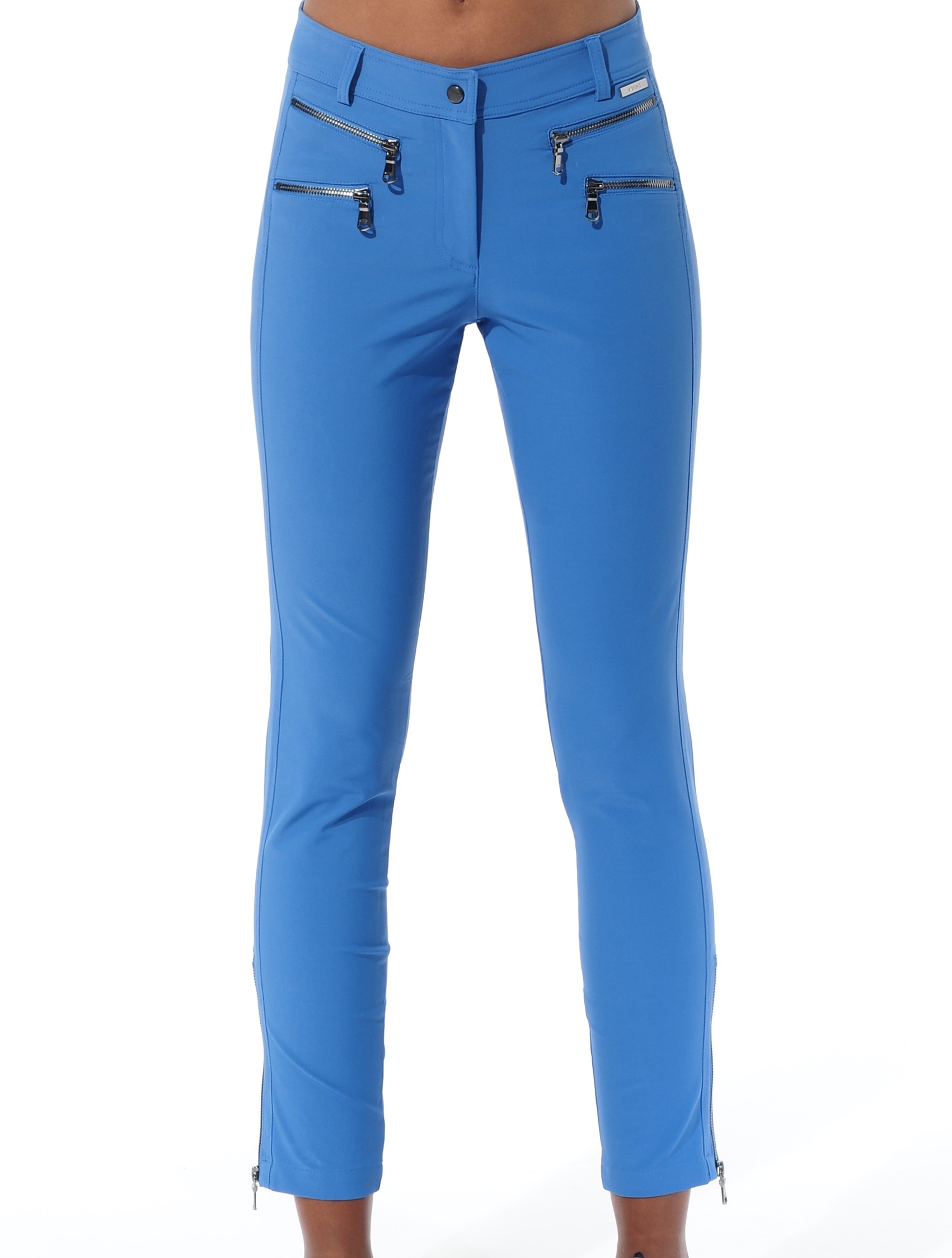 4way Stretch Double Zip Ankle Pants ibiza