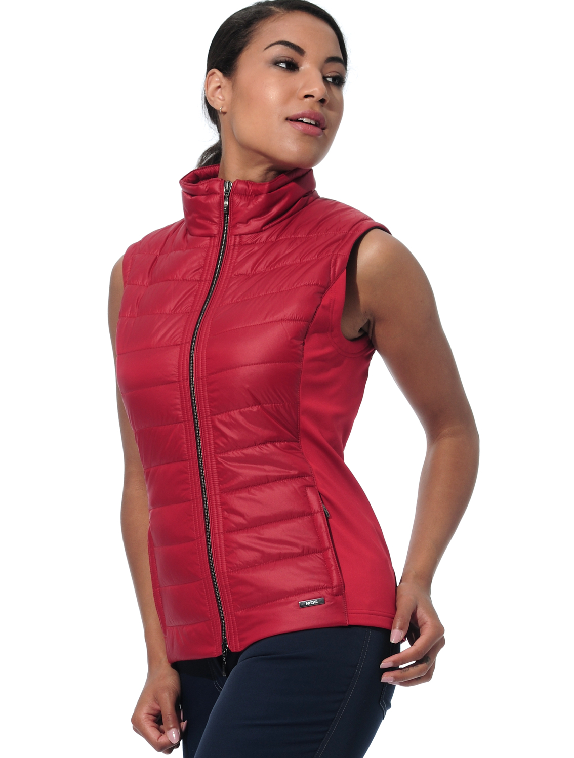 quilted vest ruby 