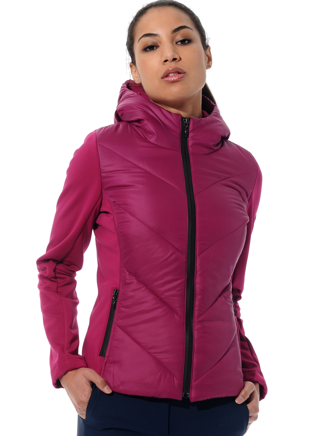 power stretch jacket cassis 