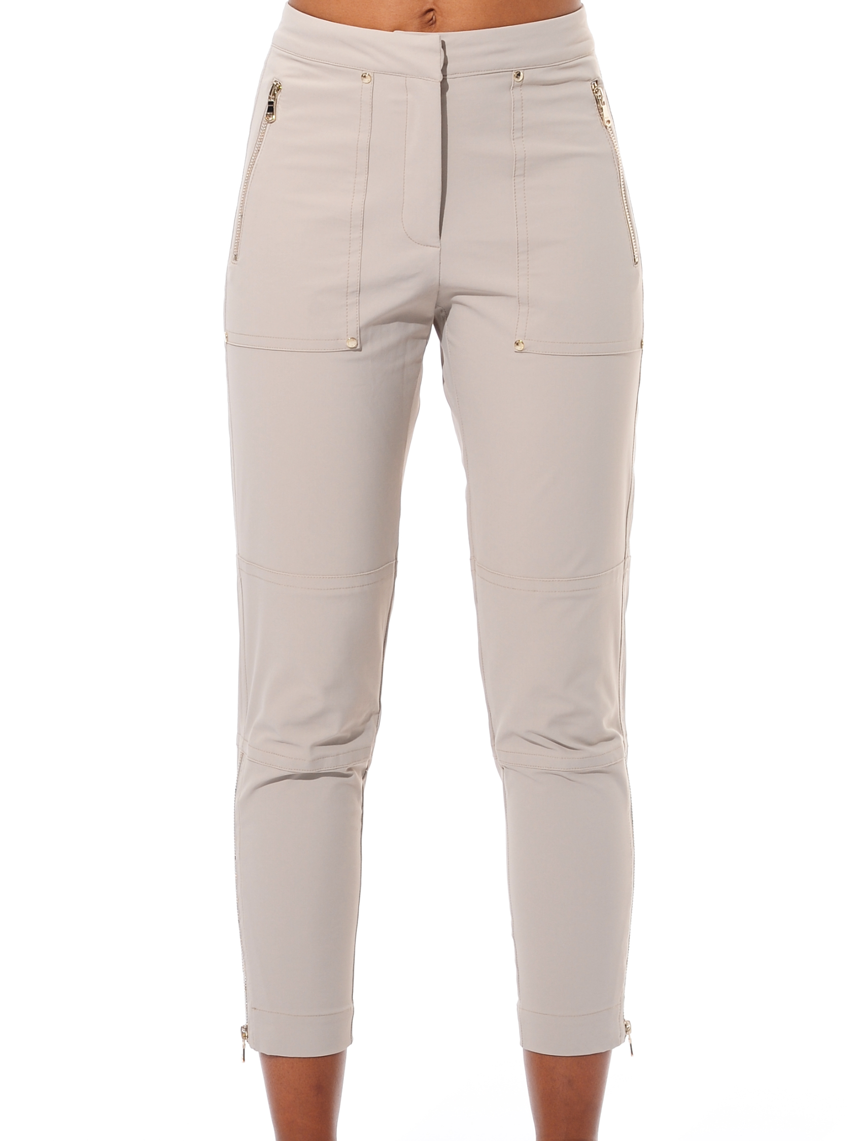 4way Stretch Tapered Fit Cargo Pants light taupe