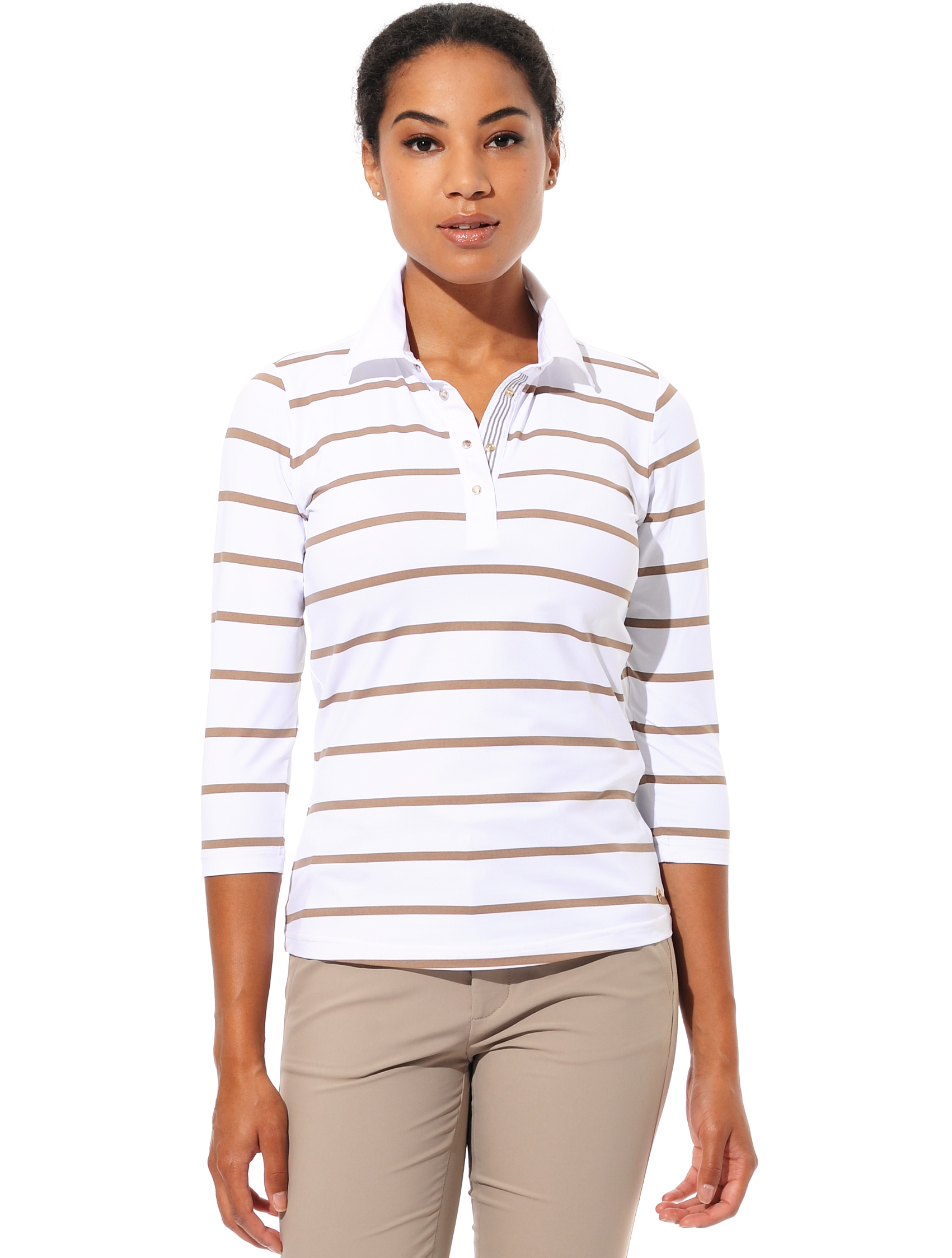 Sailor Print Polo taupe