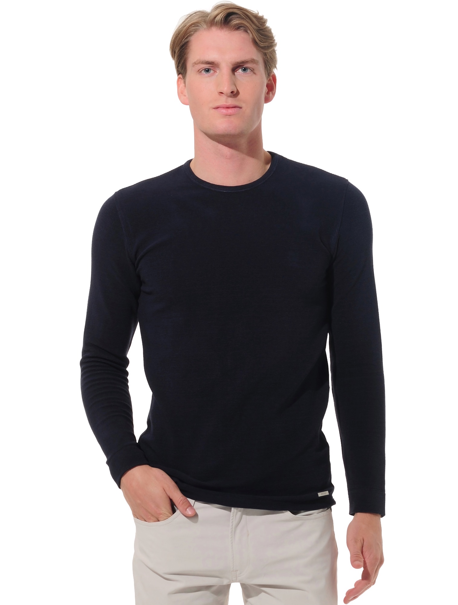 Towelling Longsleeve night blue