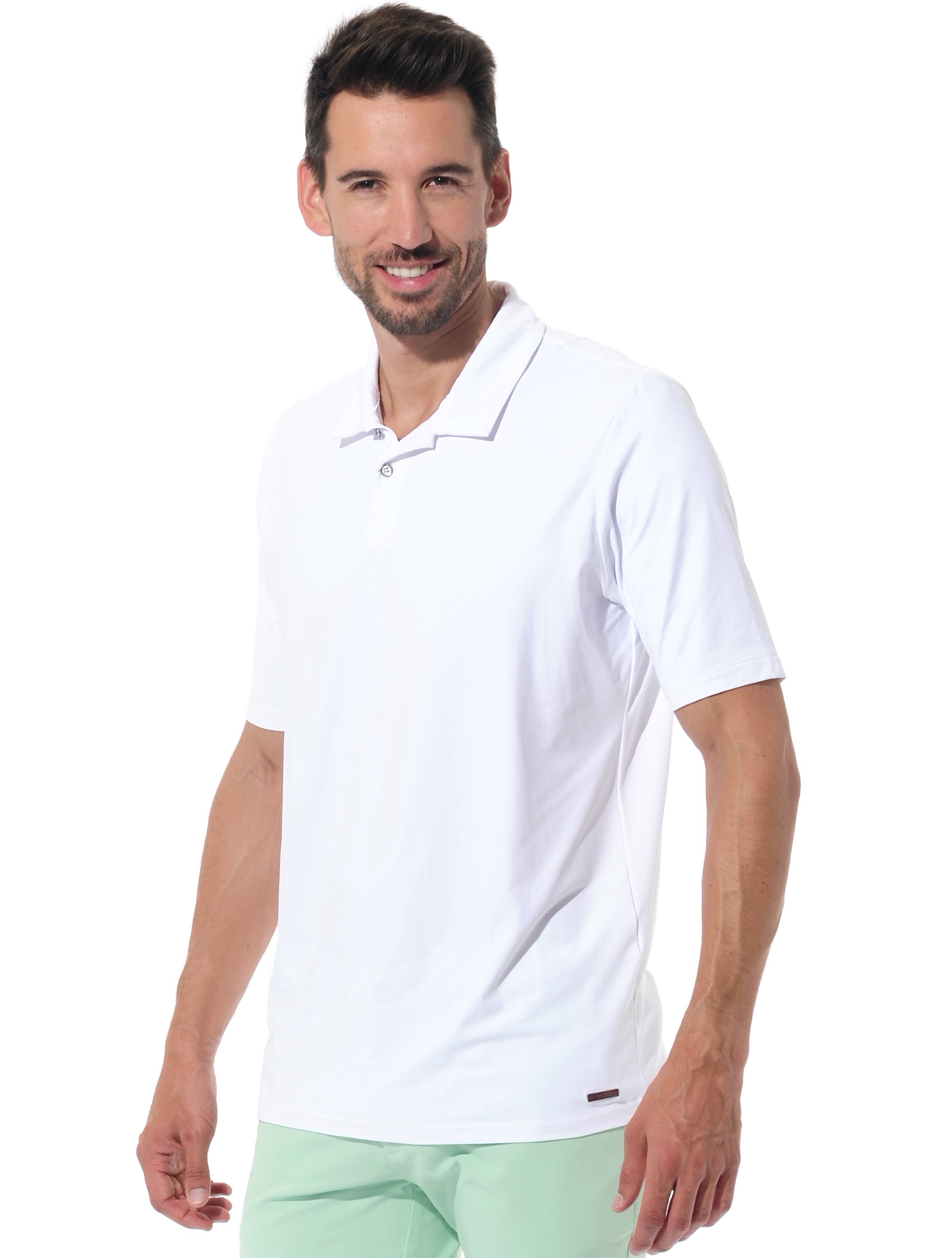 golf polo shirt white 