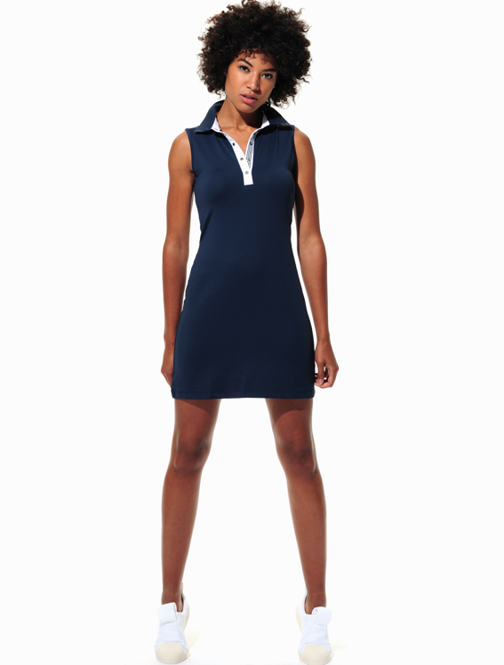 Meryl polo dress navy 