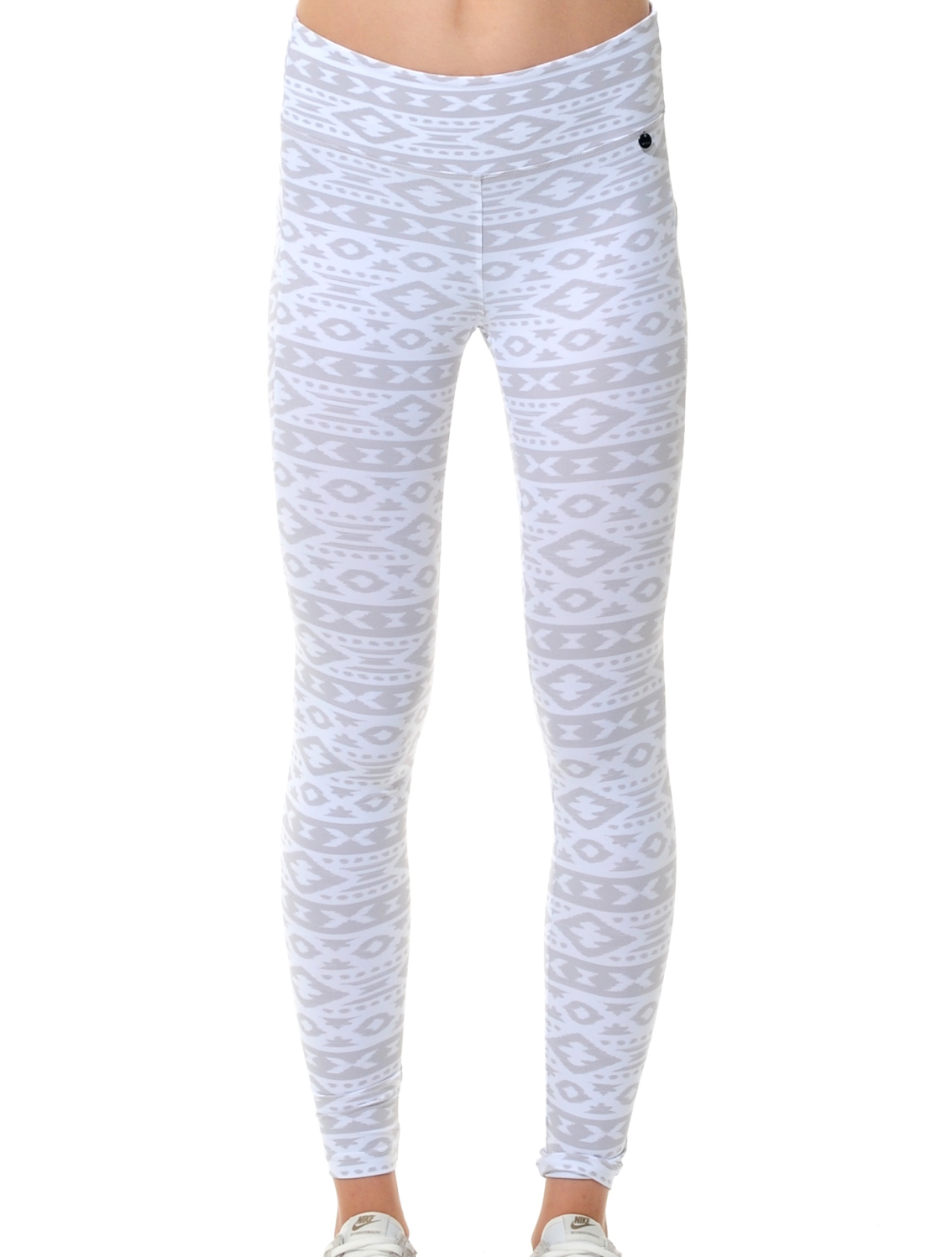 knitted Meryl print tights silver 