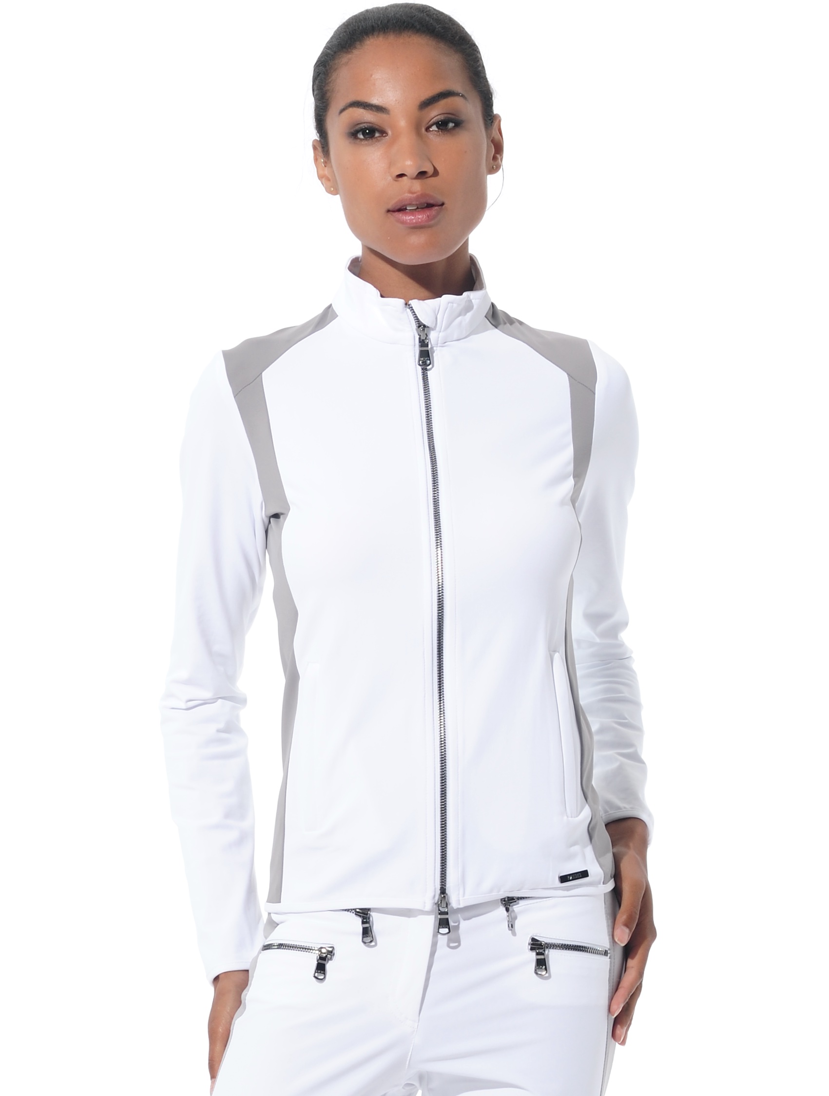 Meryl Jacke white/grey