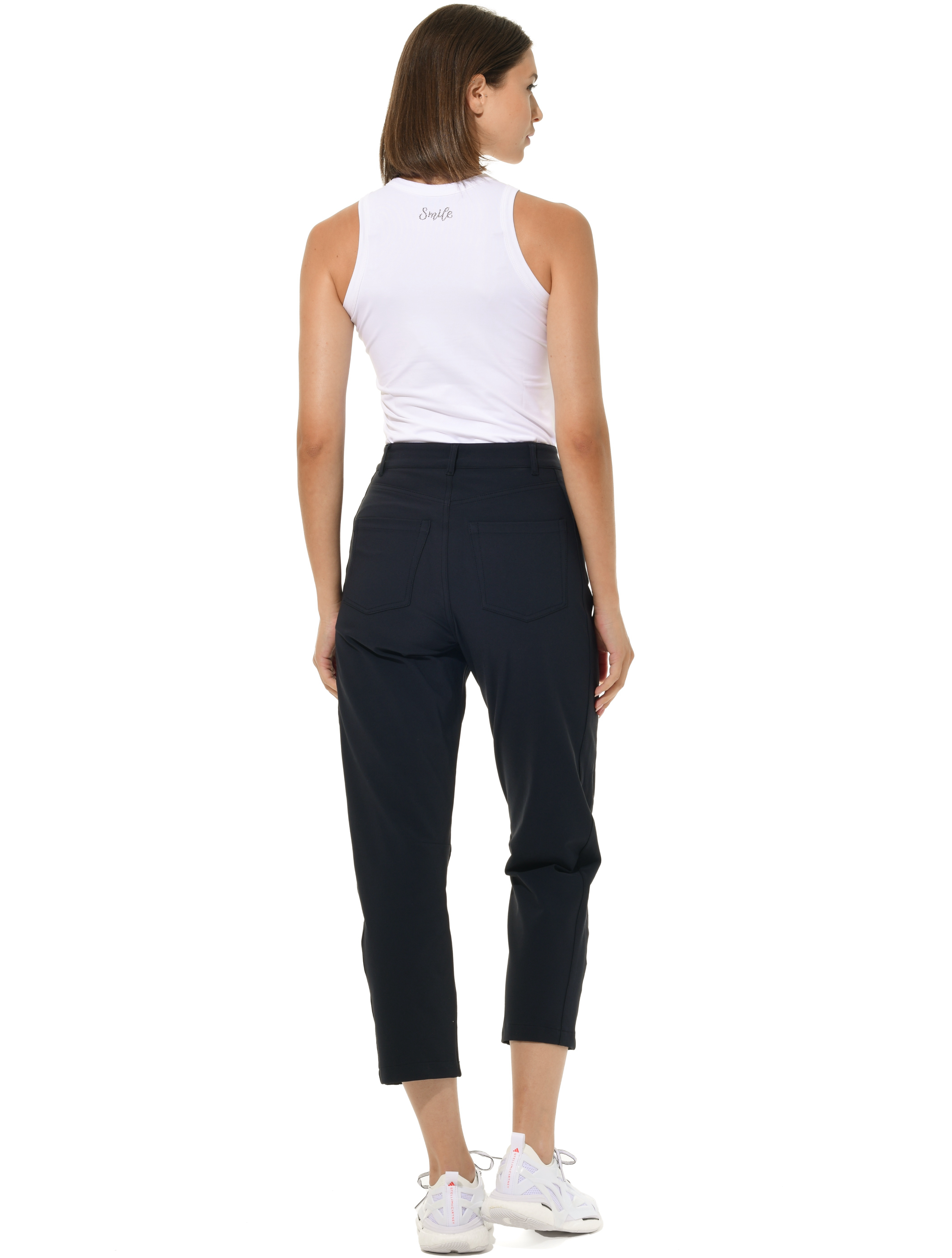 Bi-Stretch Gabardine Barrel Pants night blue