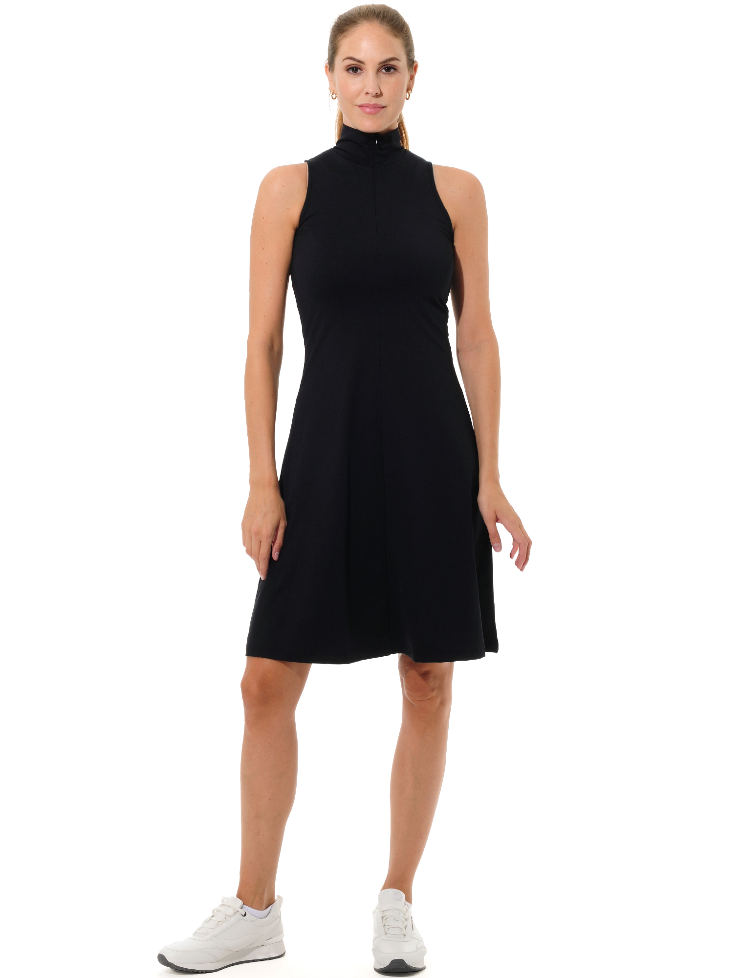 Jersey golf dress black 