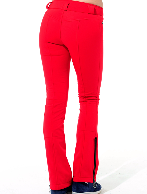 4way stretch ski pants red 