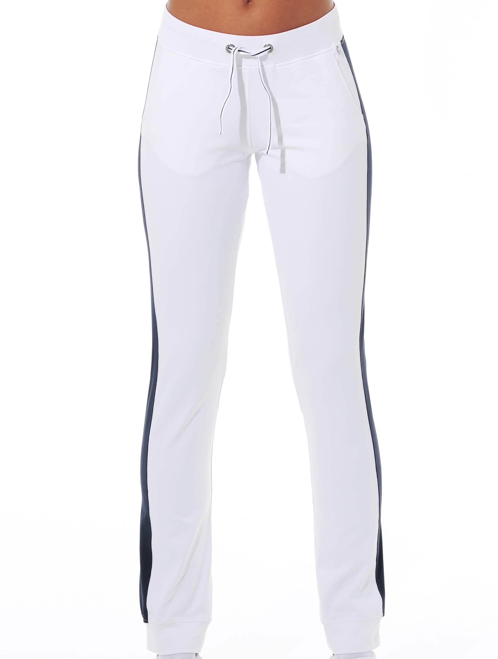 Meryl track pants white/navy 