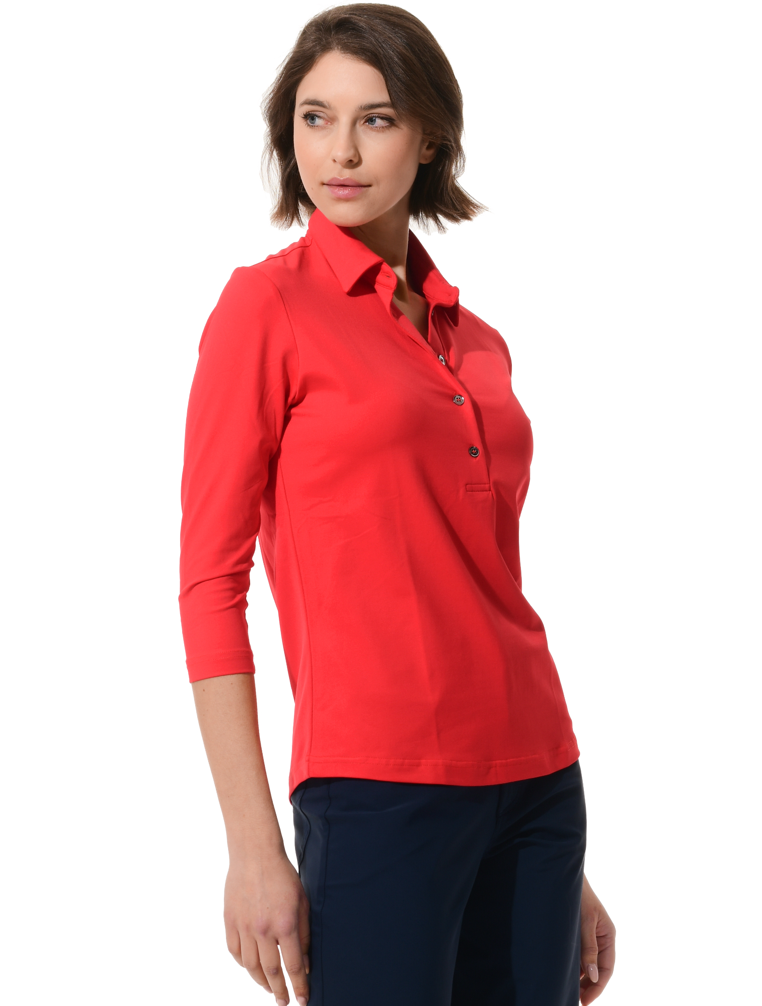 Jersey Golf Poloshirt red