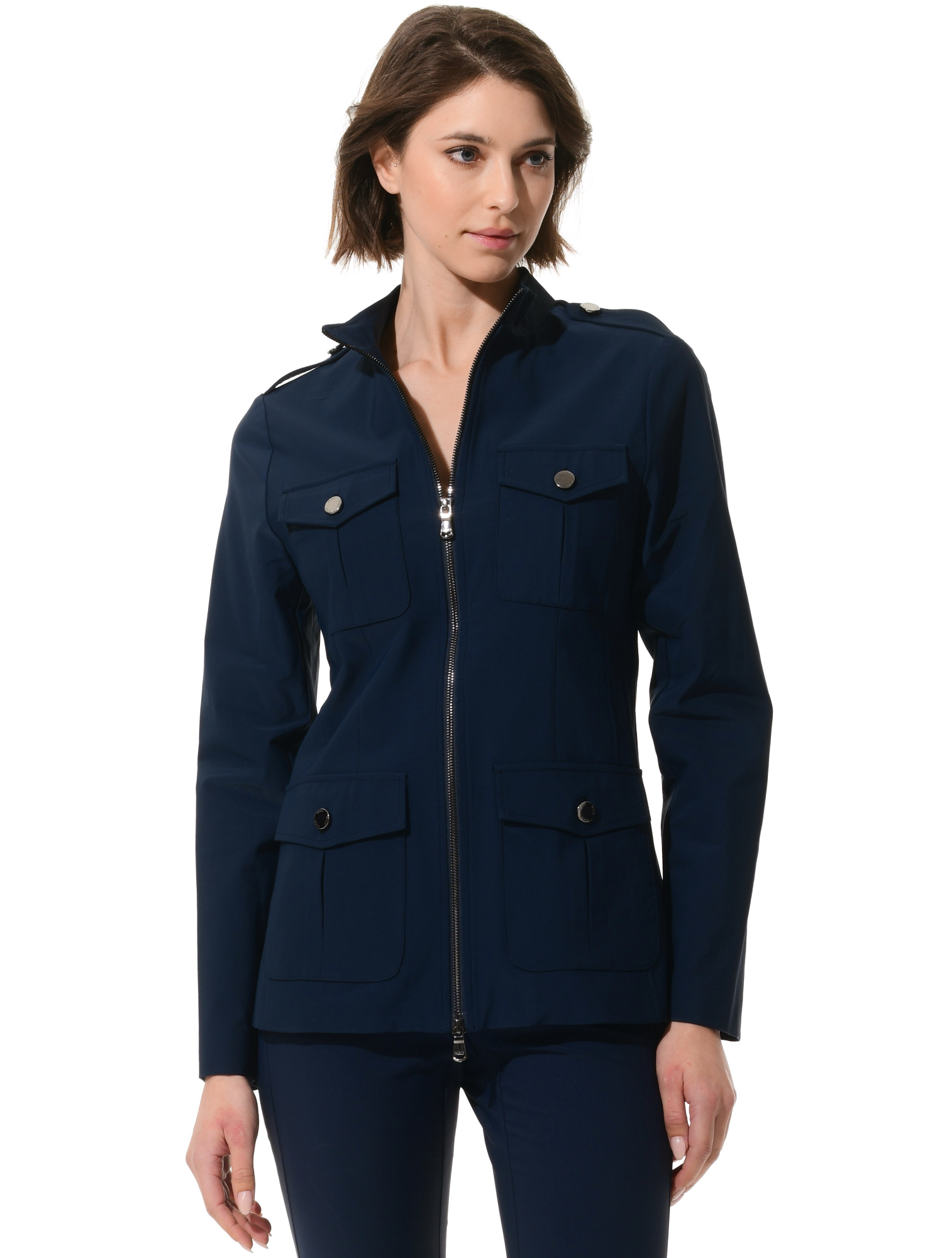 4way stretch jacket navy