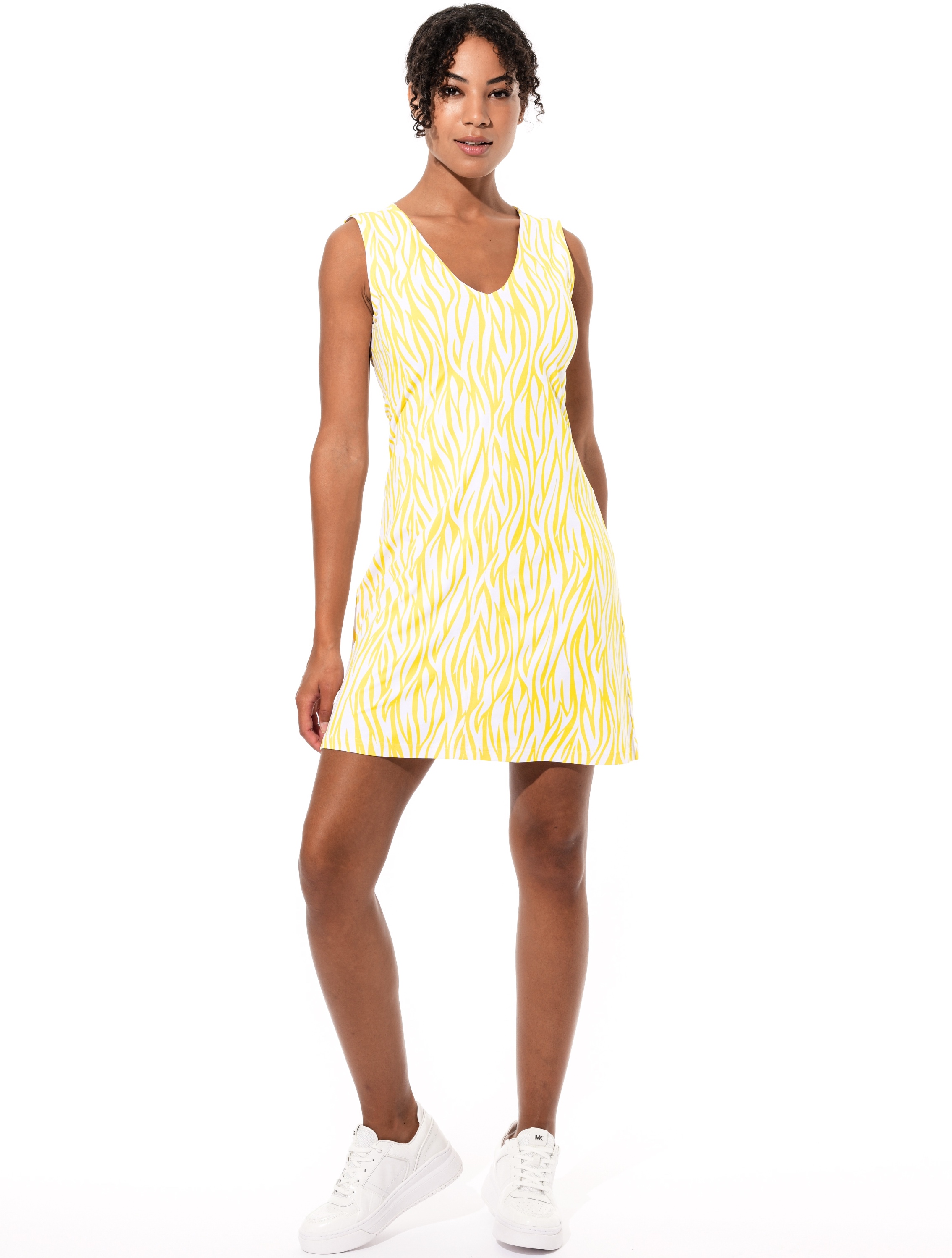 Zebra Skin Print Kleid sun