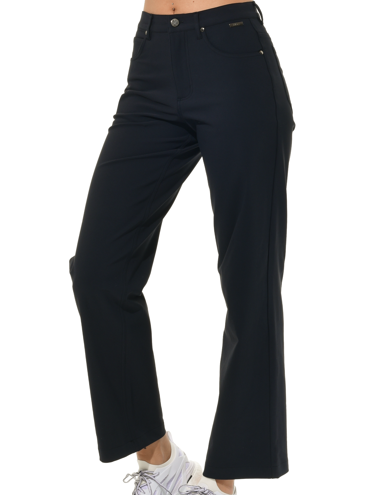 Bi-Stretch Gabardine Wide Leg Pants night blue