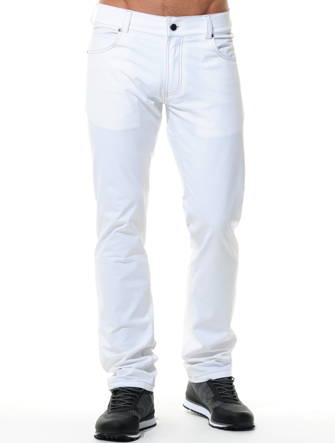 4way Stretch 5pocket Hose white