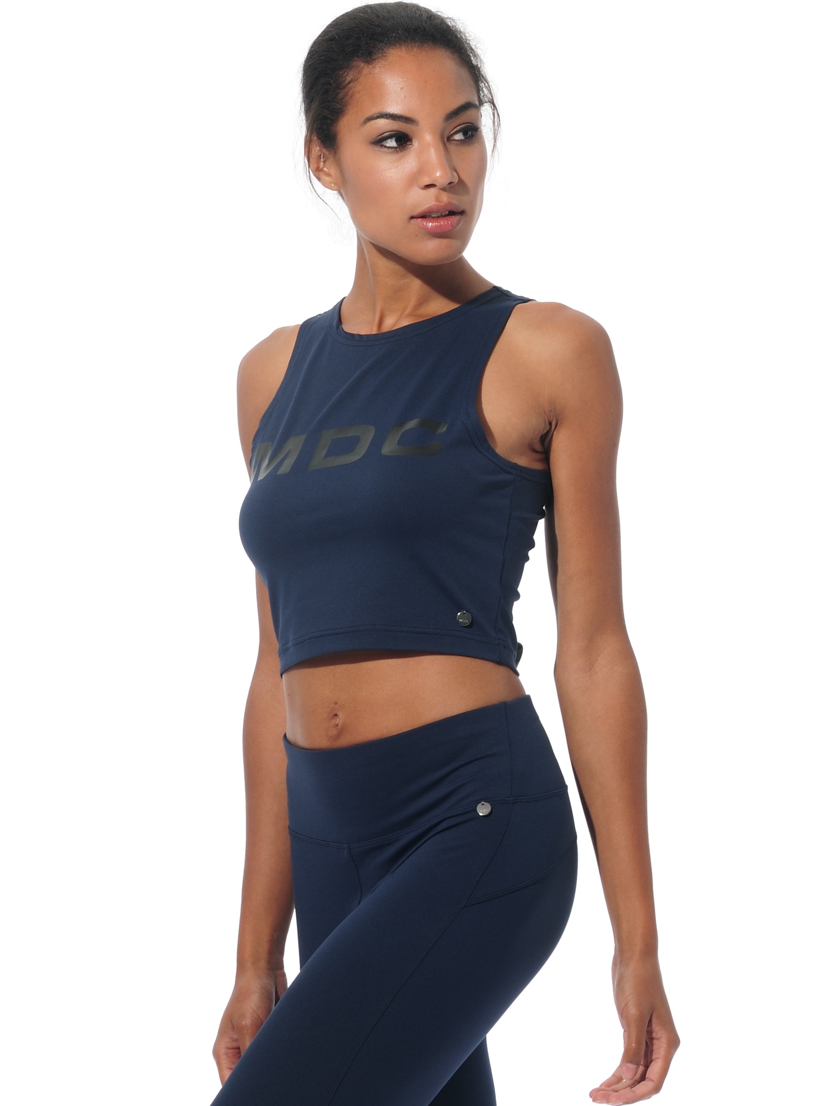 Meryl crop top navy 