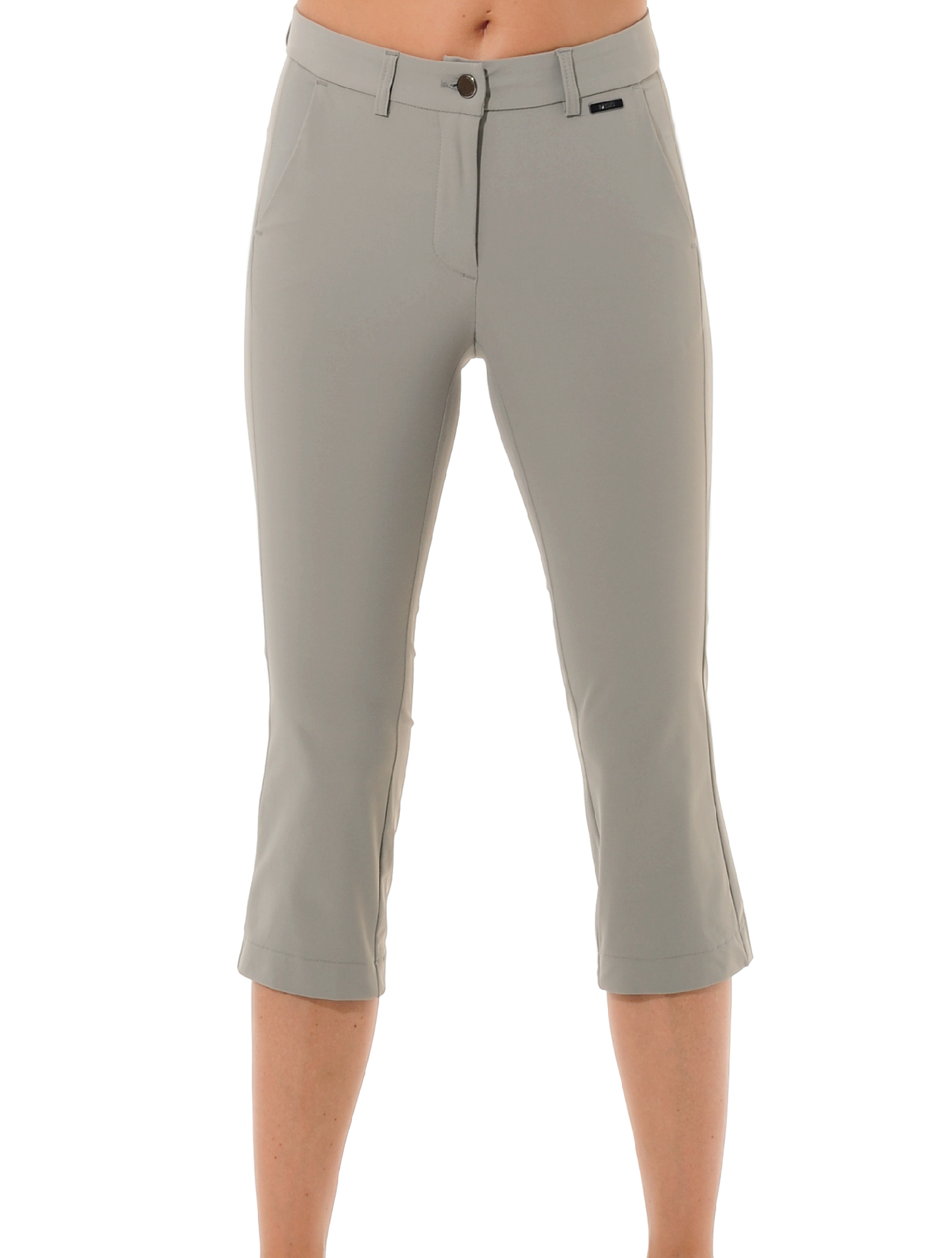 4way stretch capri chinos jade 