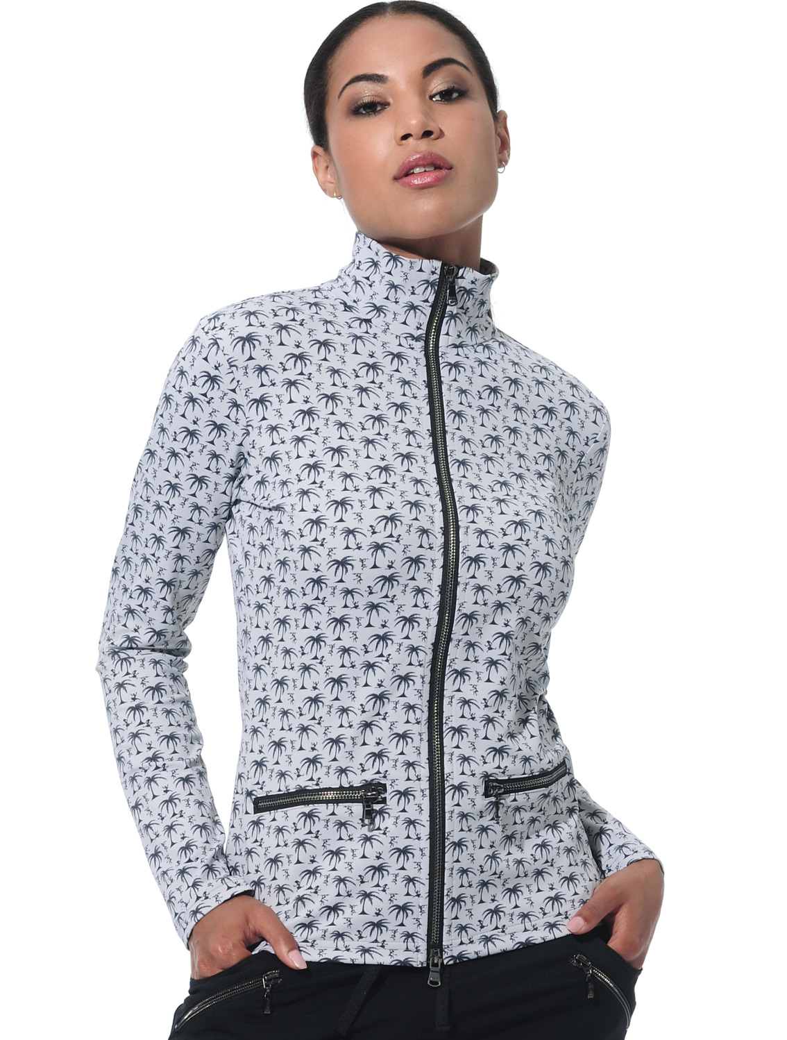 Meryl print jacket cement 