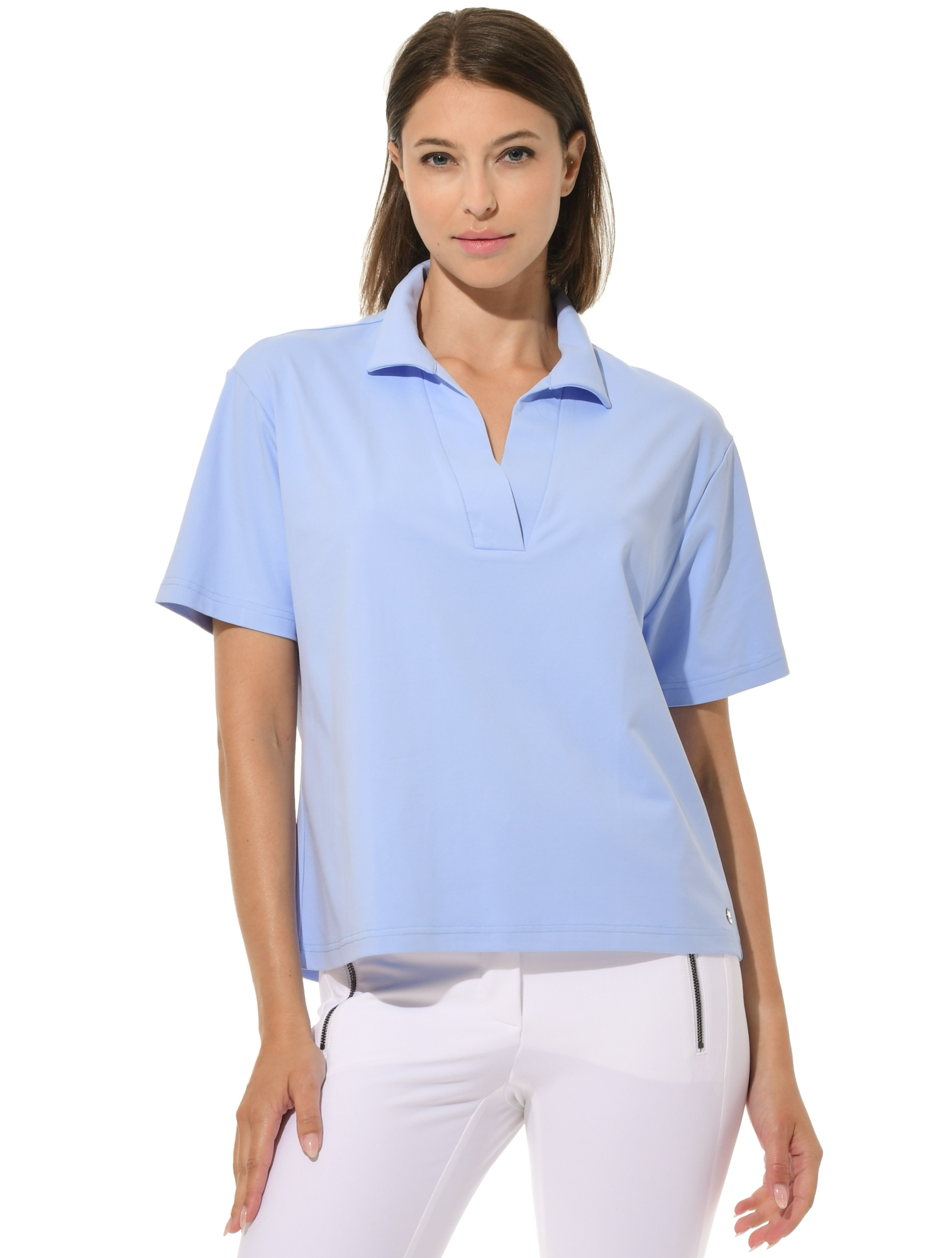 Jersey Golf Poloshirt cornflower