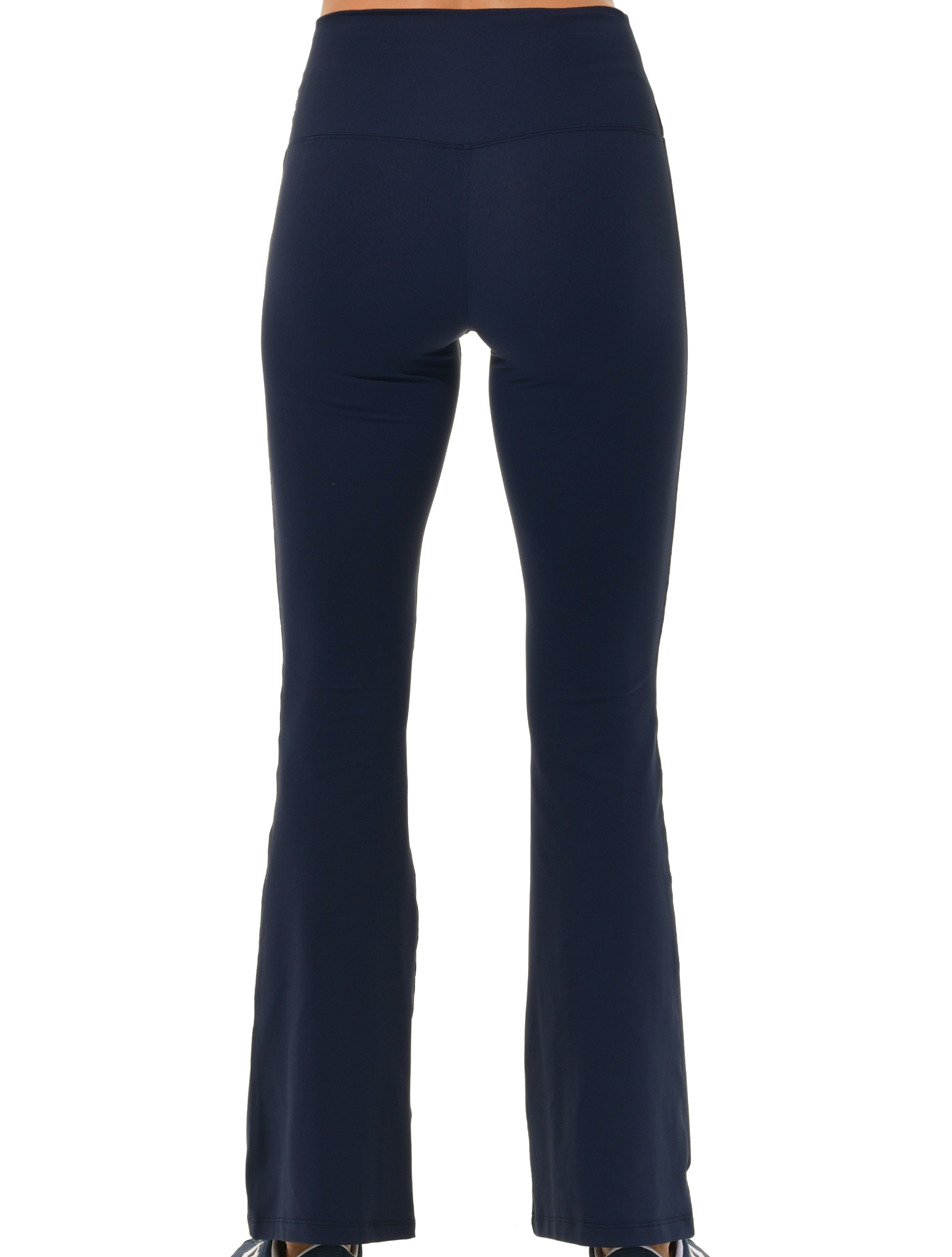 Jersey Flared Yoga Pants navy